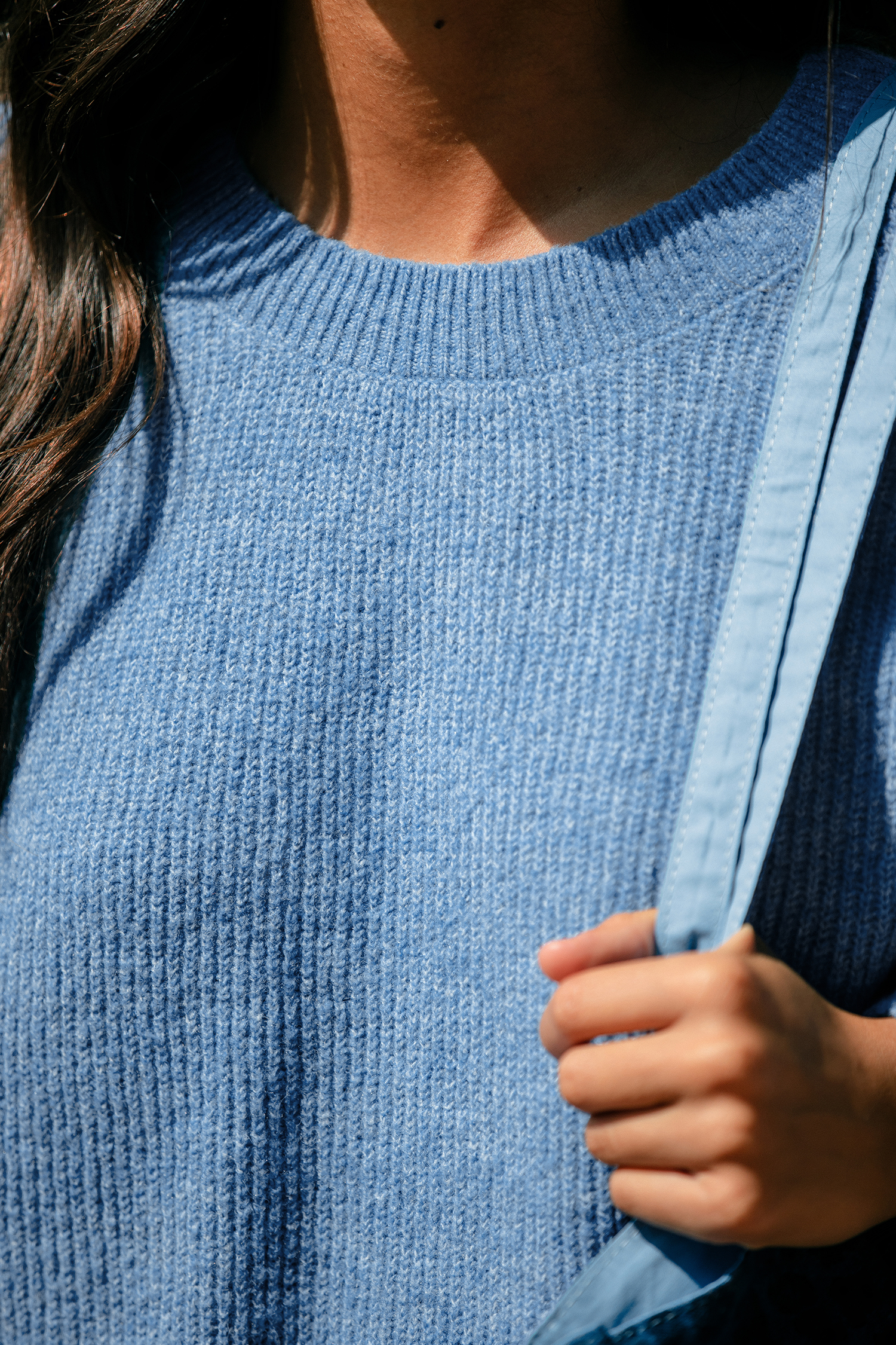 Cloudy Day Blue Sweater