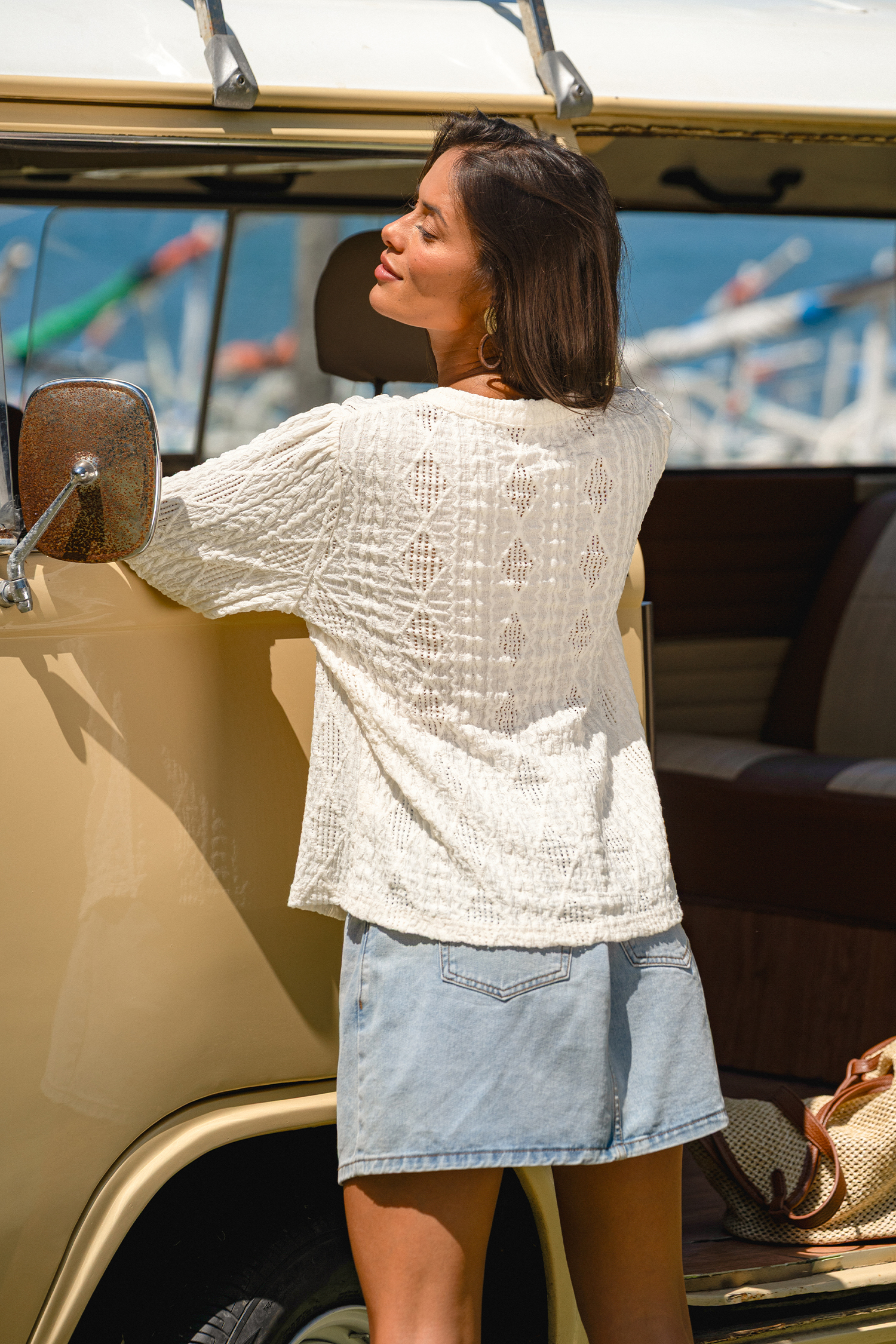 Countryside Escape Beige Top