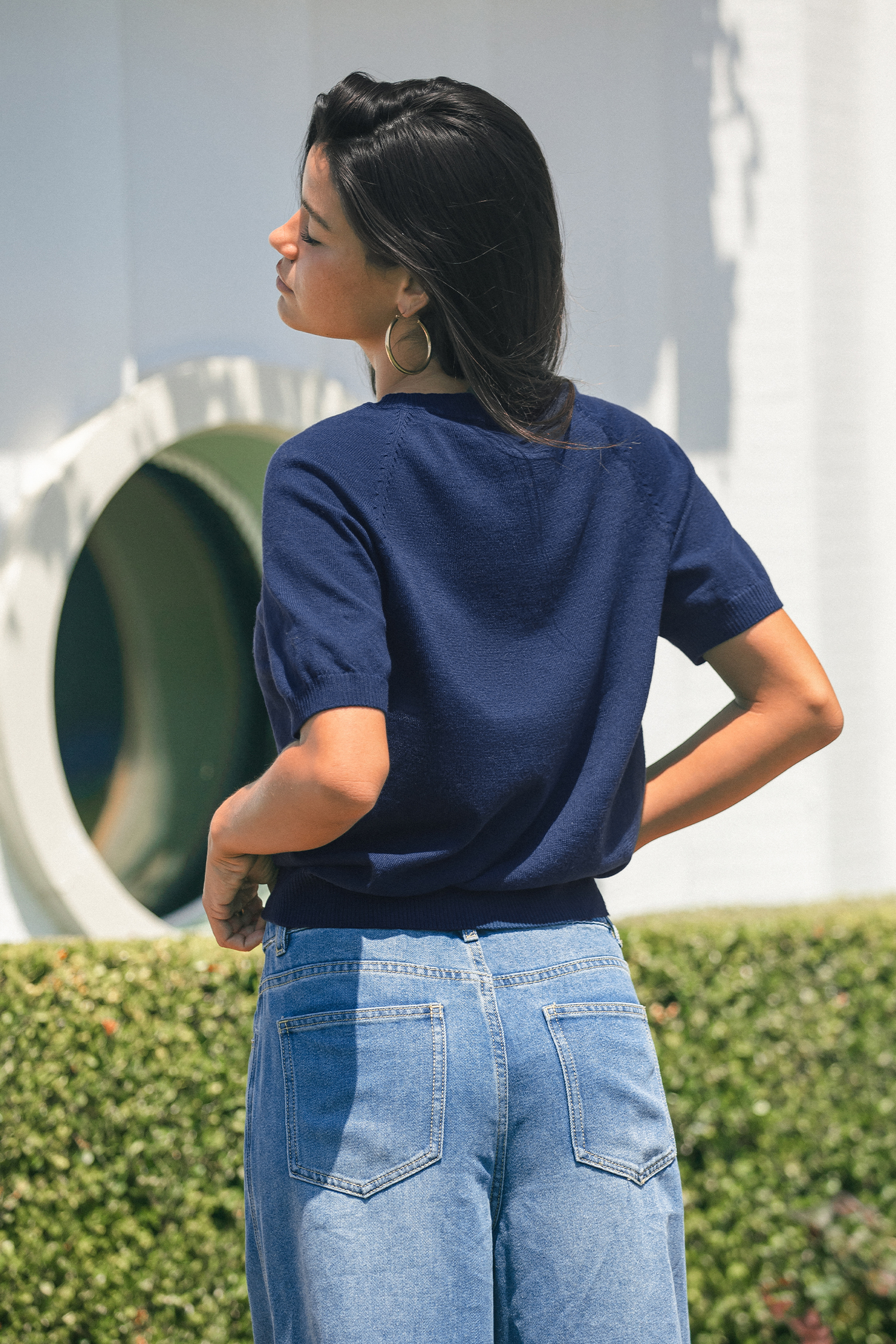 Sentimental Navy Sweater