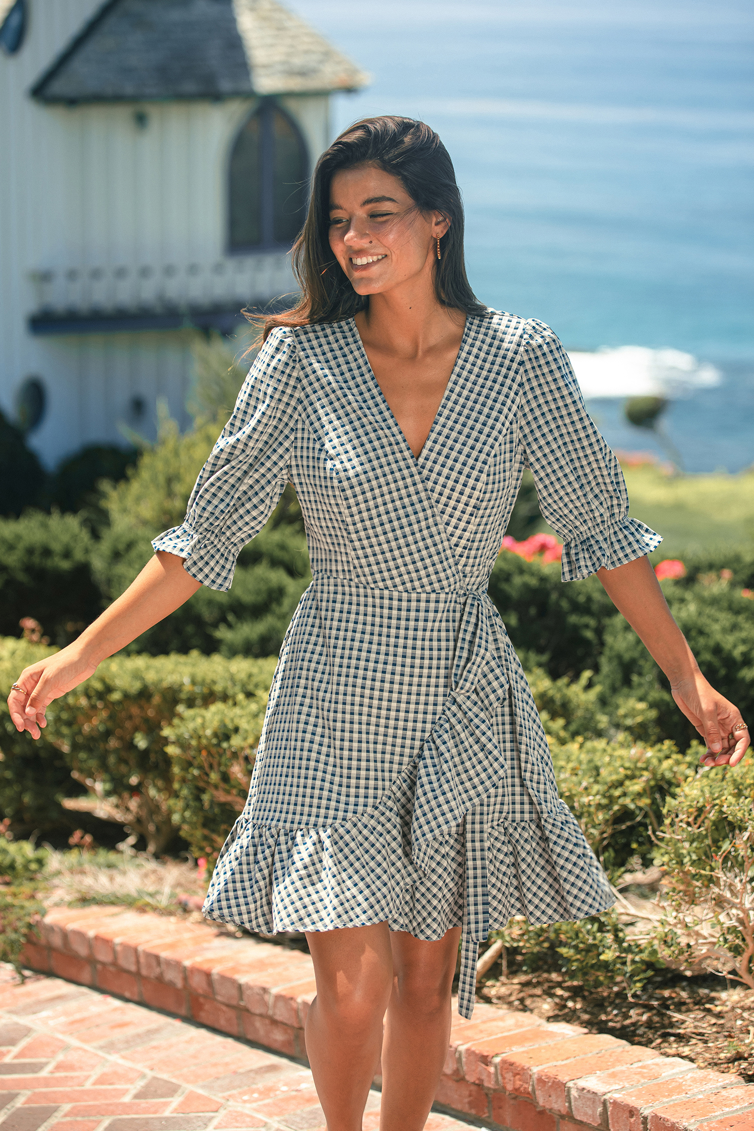 Check It Out Gingham Mini Dress