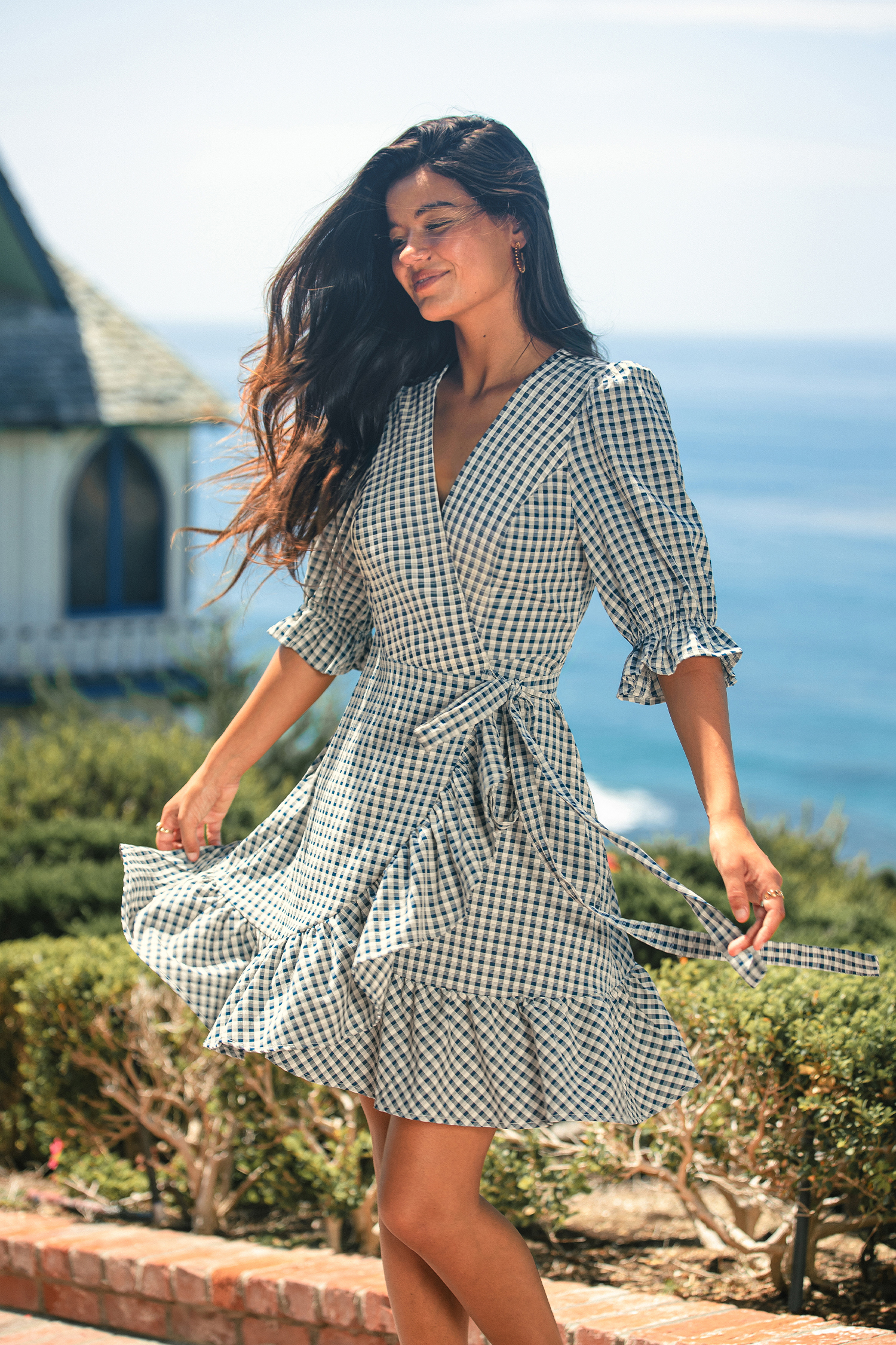 Check It Out Gingham Mini Dress