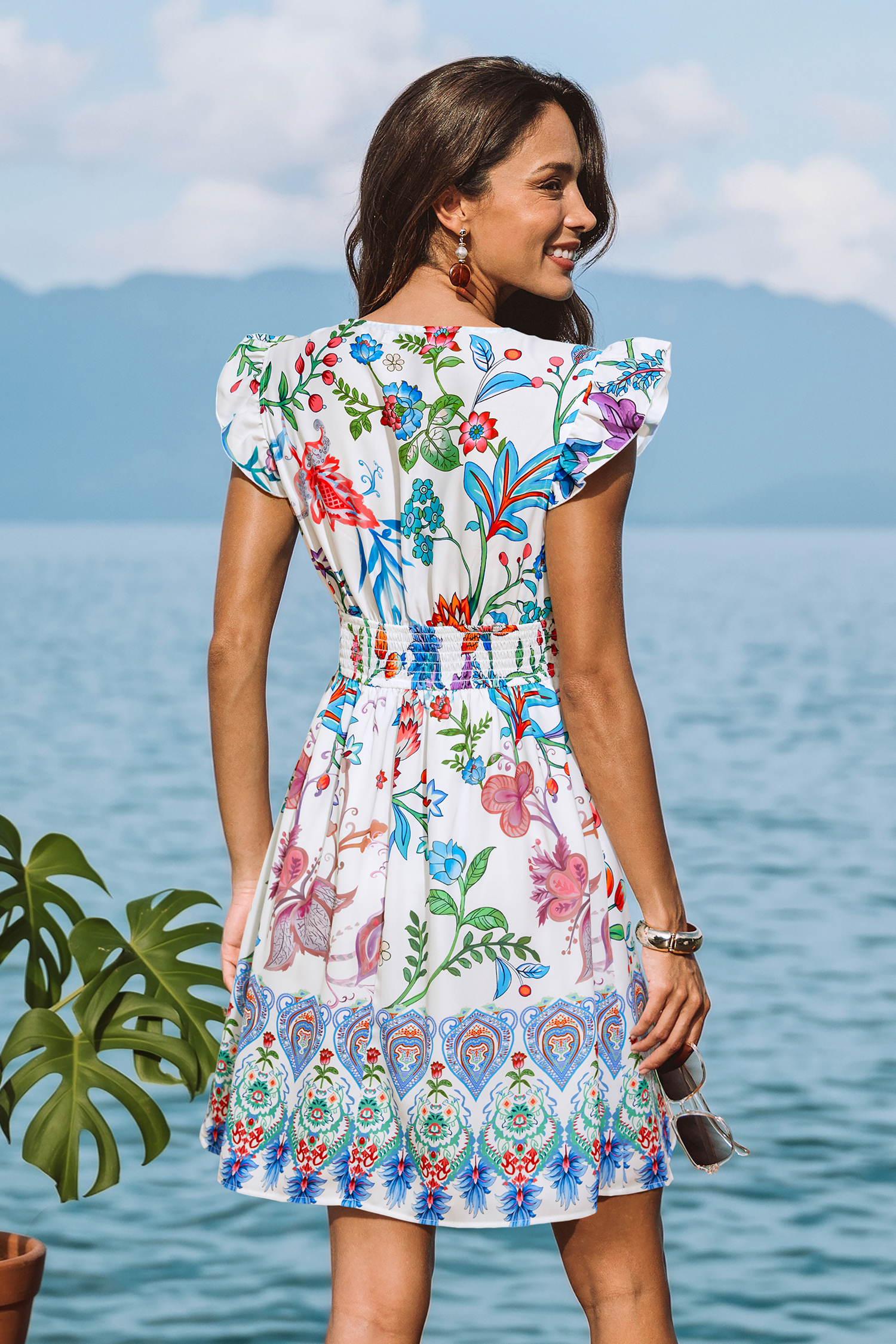 Heart's Content Floral Mini Dress