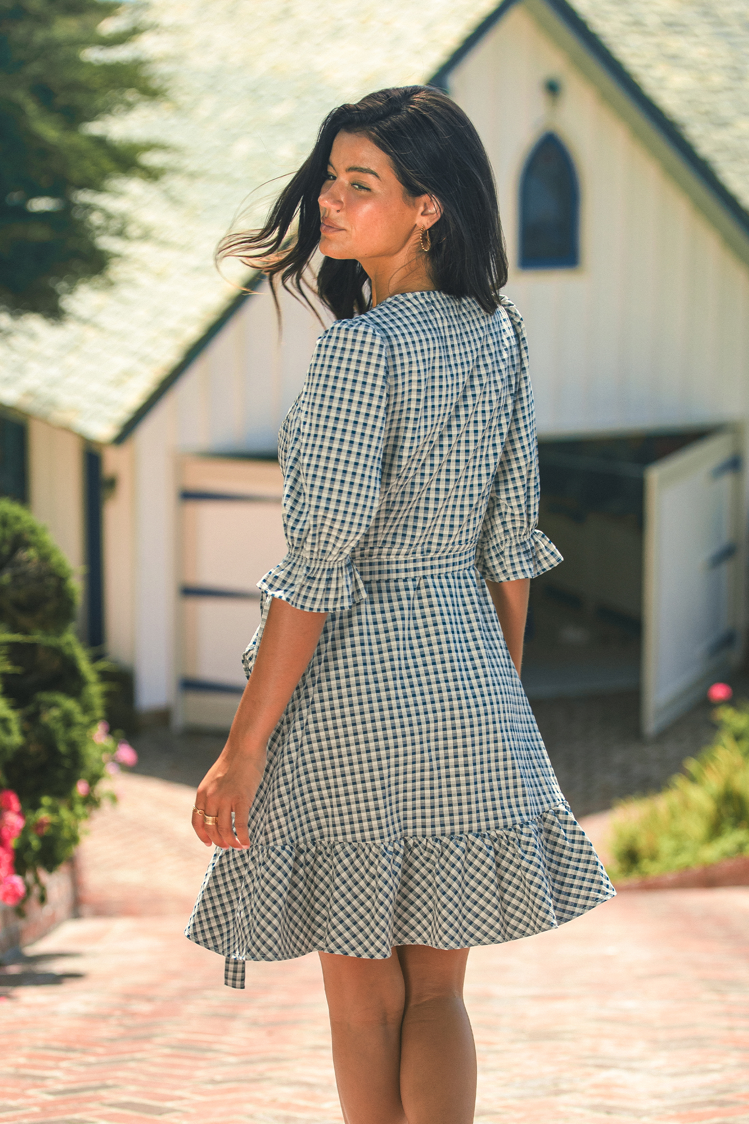 Check It Out Gingham Mini Dress