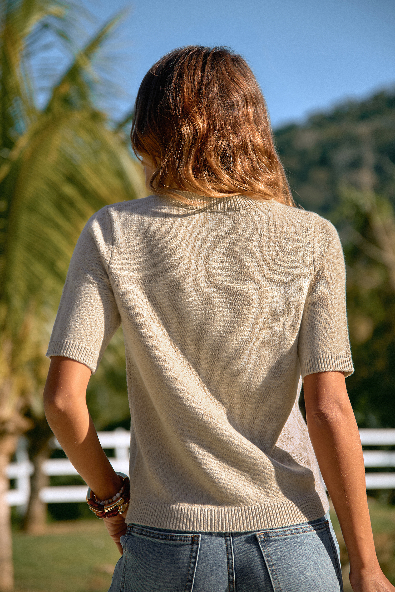 Feel Good Off White Sweater