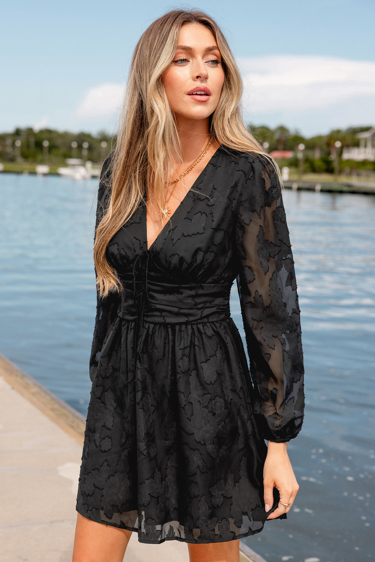 Last Dance Black Mini Dress