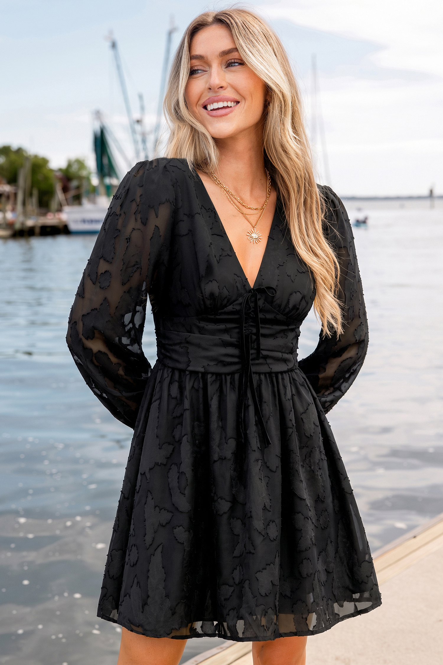 Last Dance Black Mini Dress