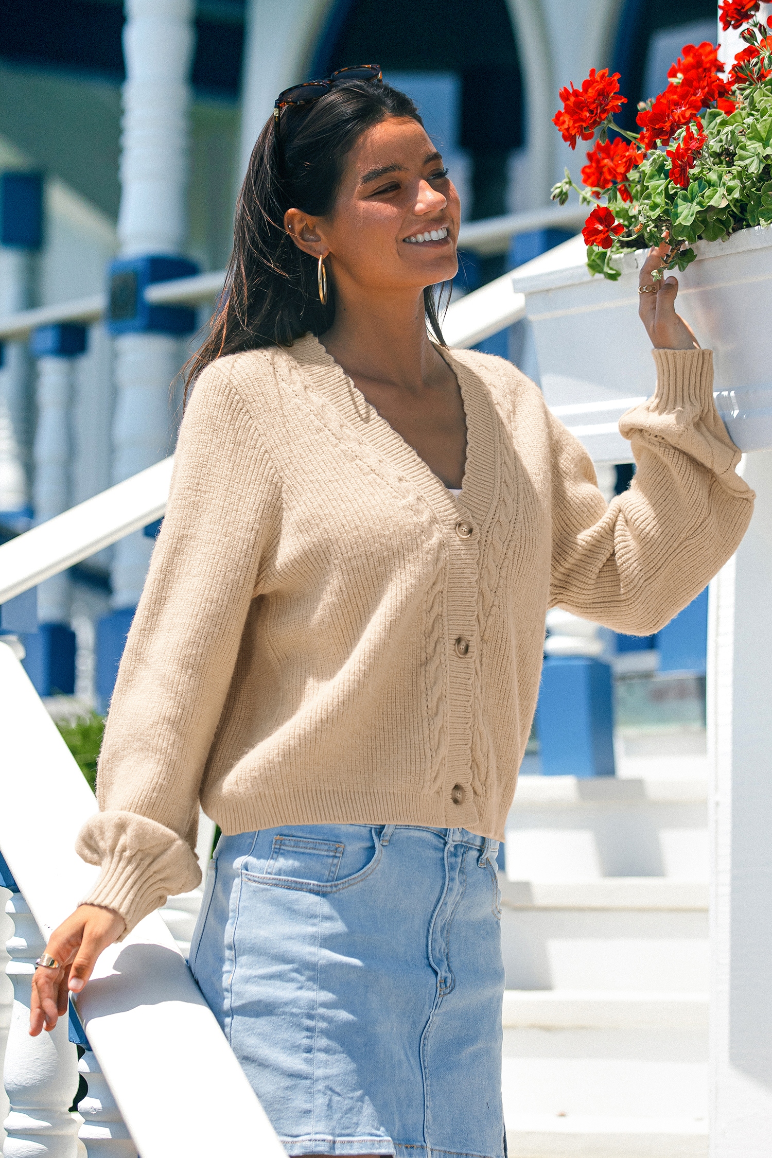 Pumpkin Spice Neutral Cardigan