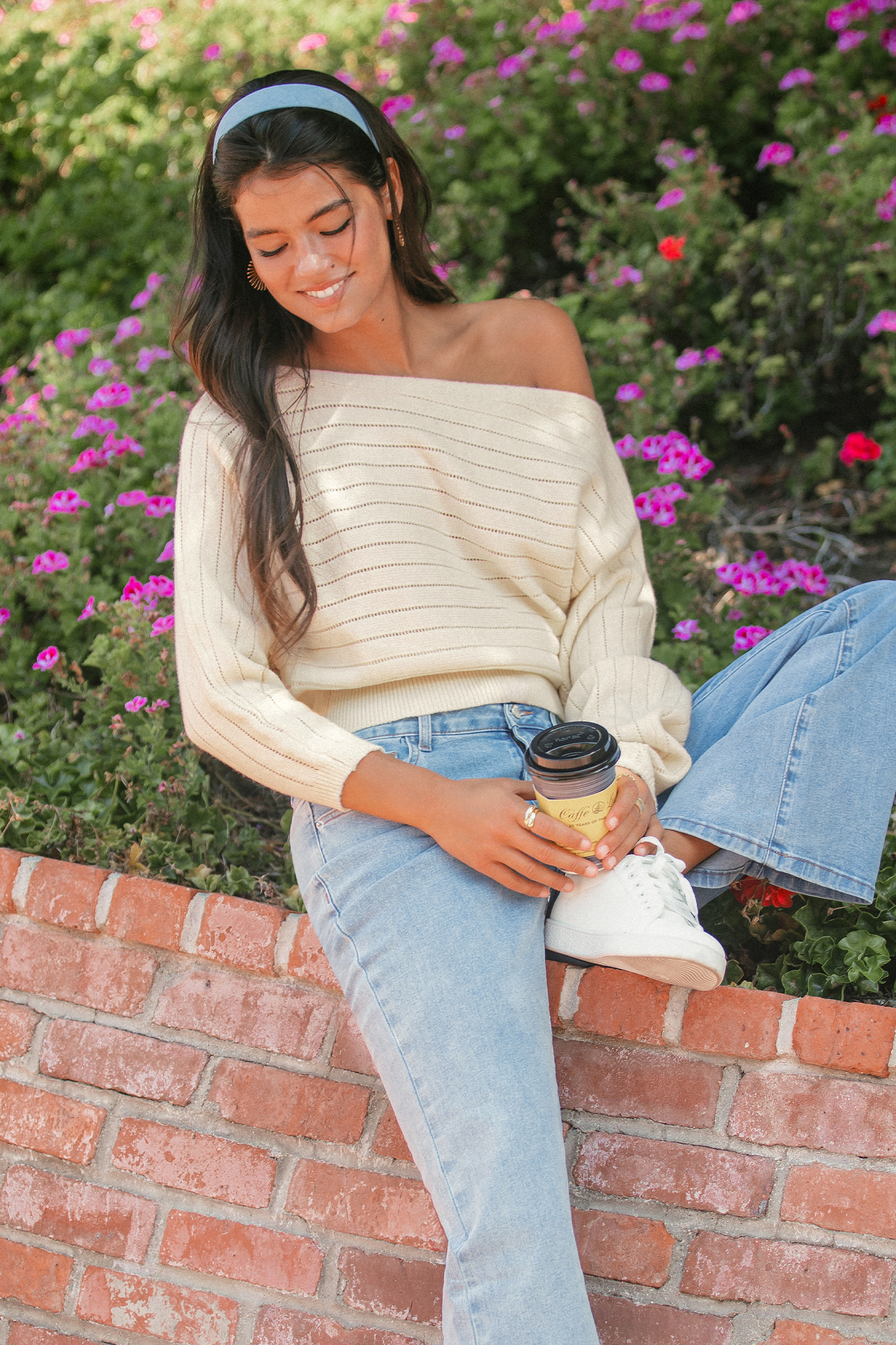 Off Duty Beige Sweater