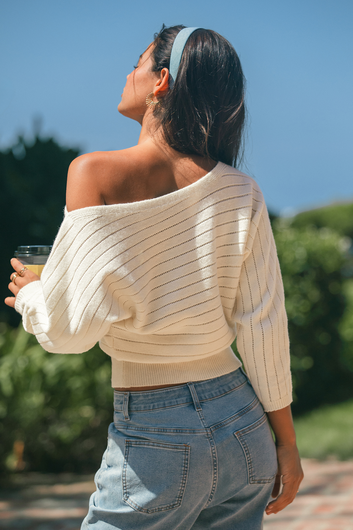 Off Duty Beige Sweater