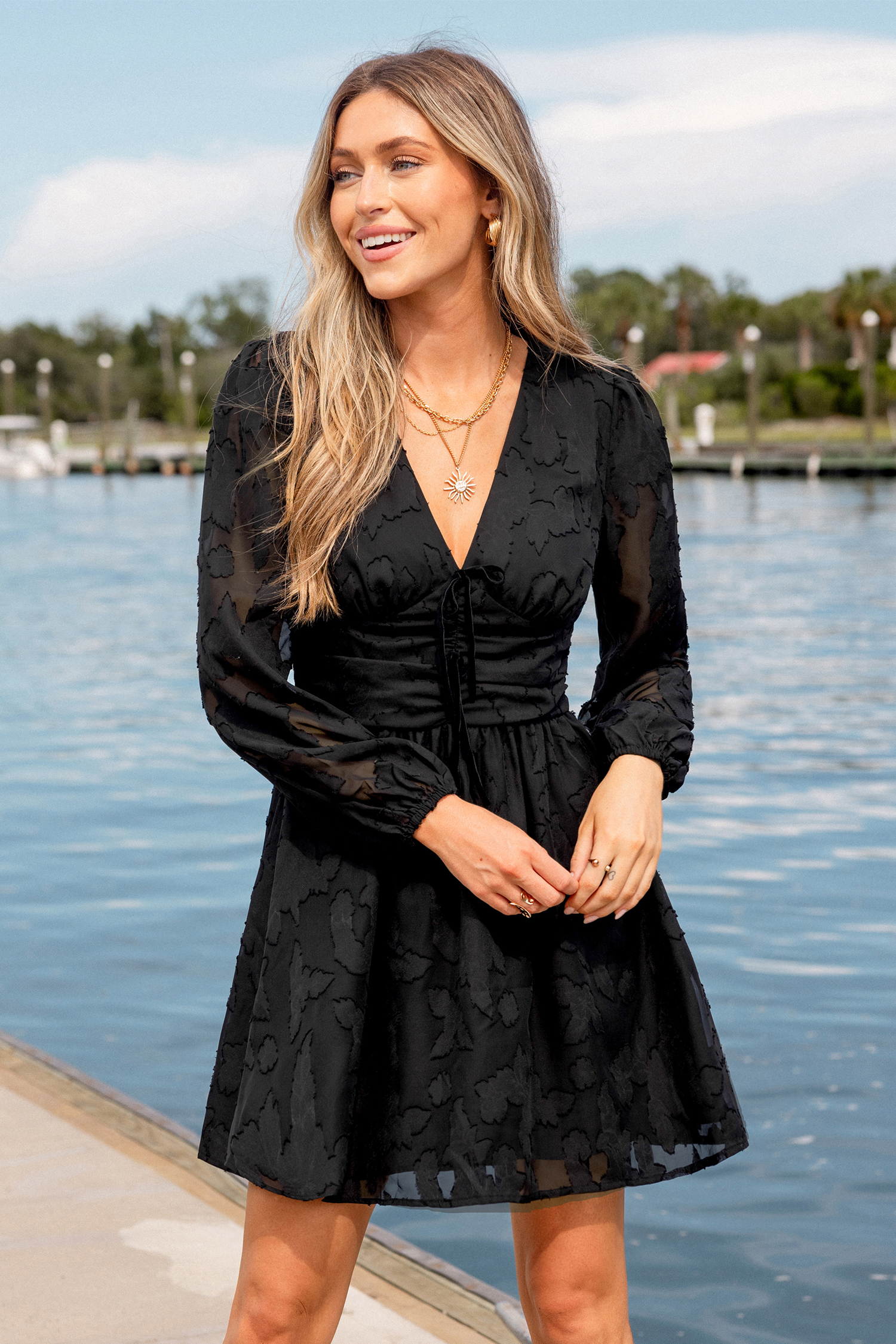 Last Dance Black Mini Dress