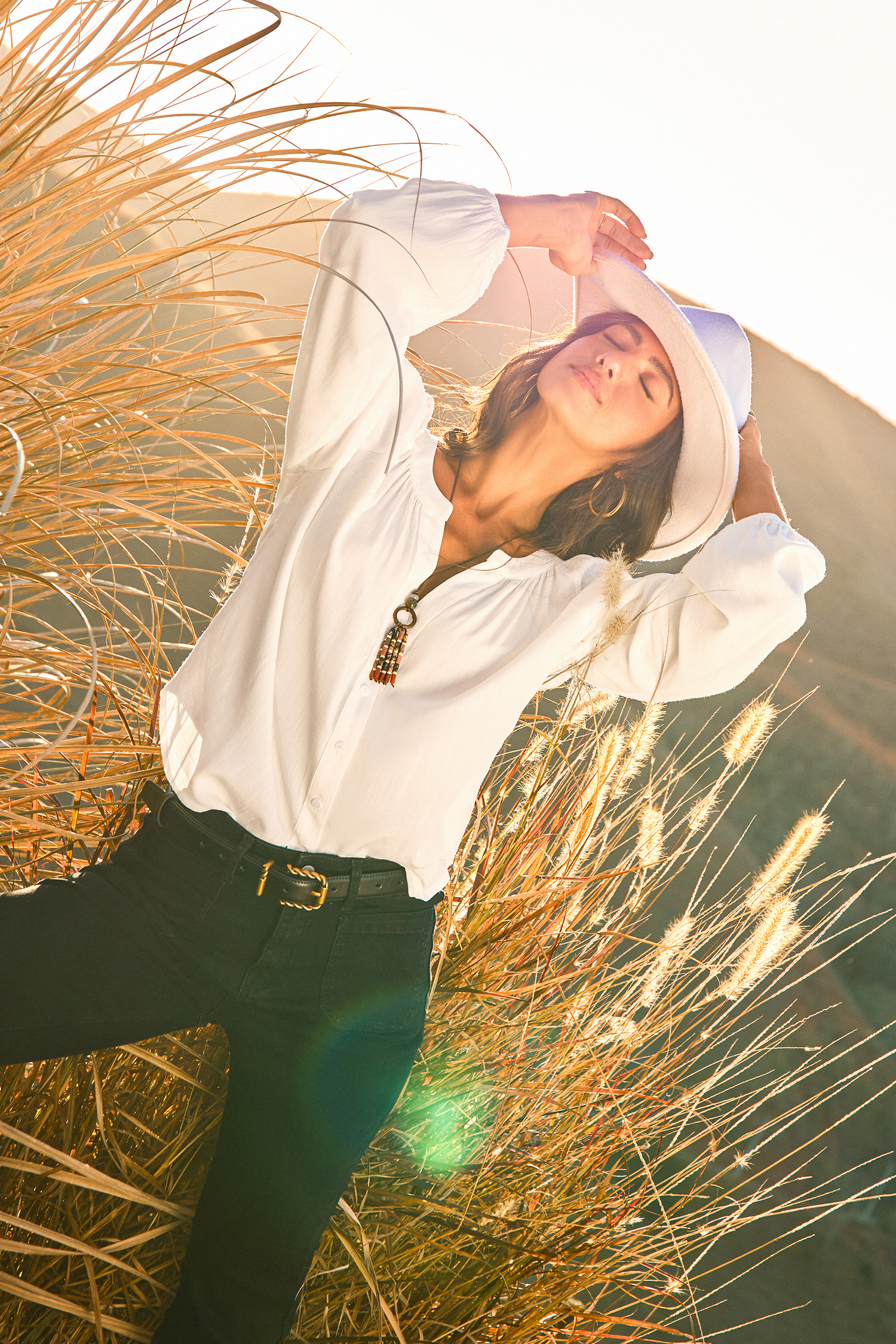 Jet Setter White Blouse