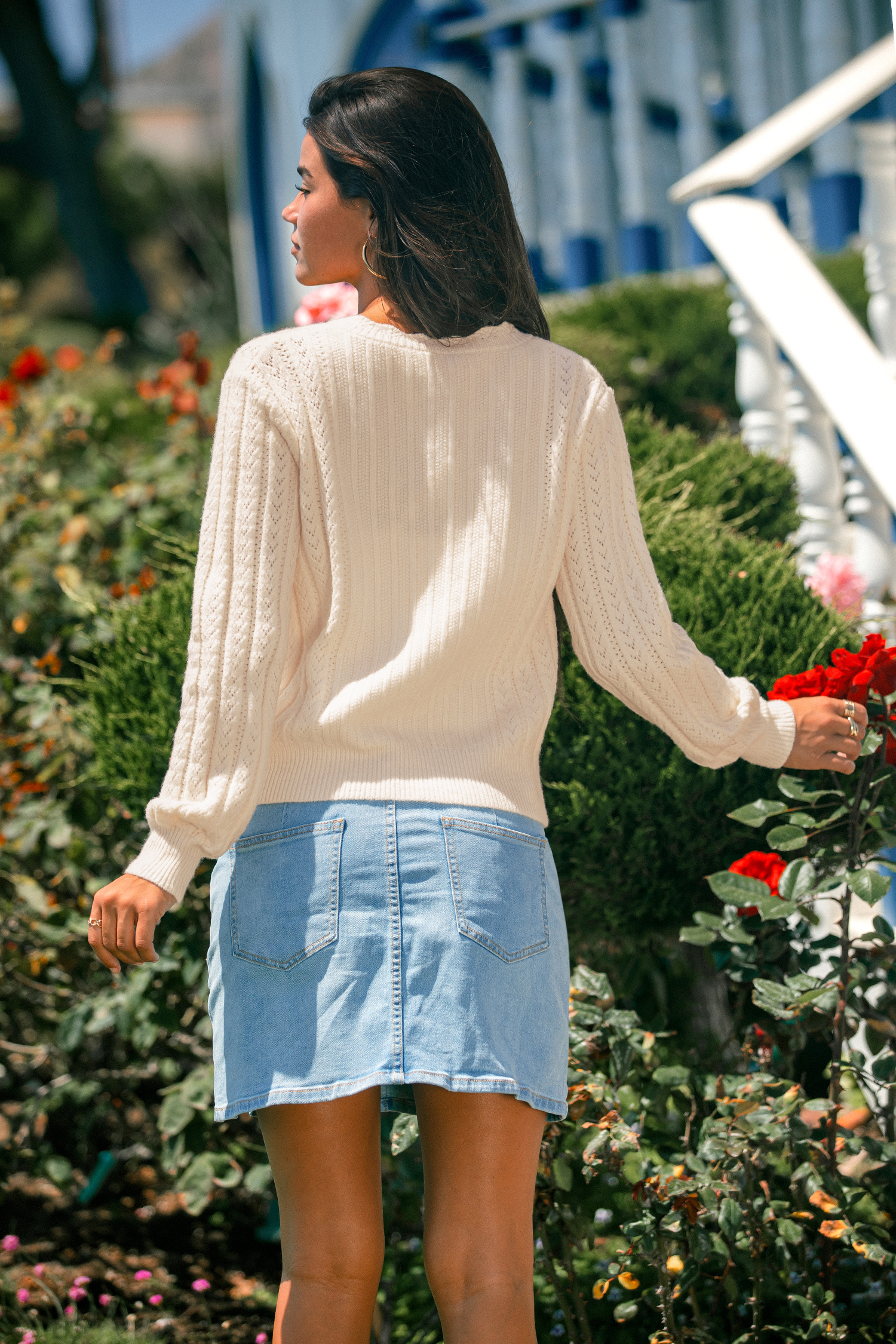 Cardigan beige caldo
