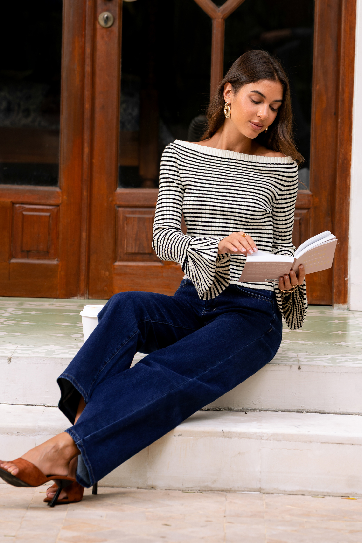 Maglia a righe stile 