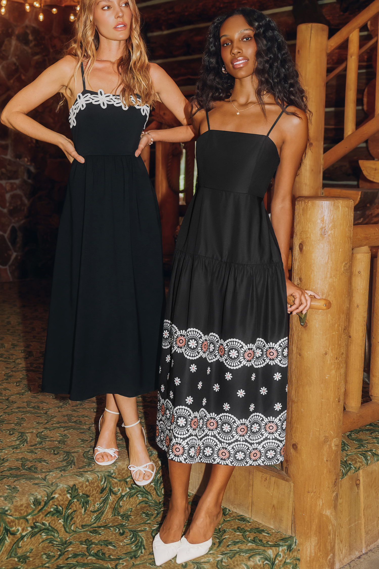 Sukienka maxi Somewhere Beautiful w kwiaty