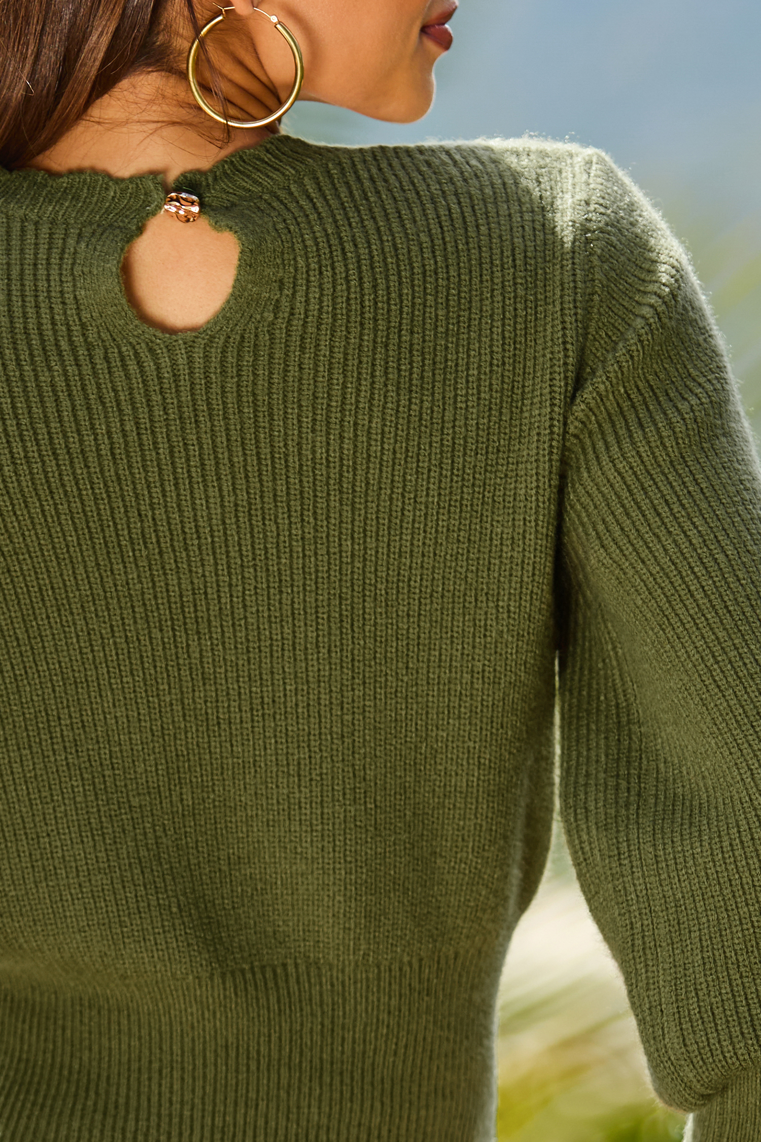 Maglione verde pisello odoroso