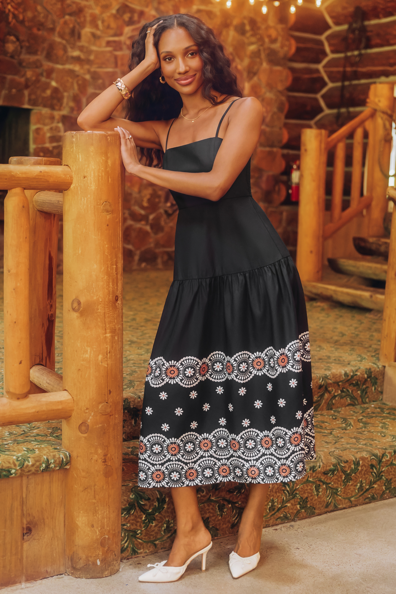 Somewhere Beautiful Floral Maxi Dress