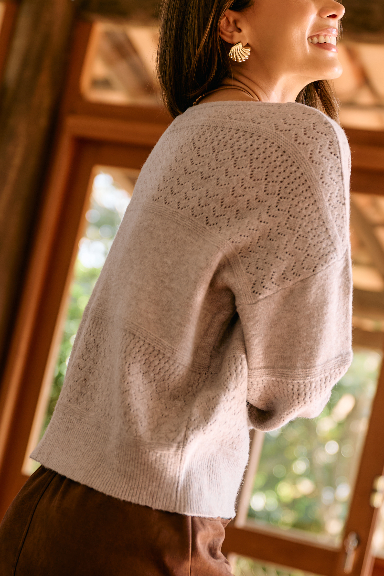 Sunday Stroll Taupe Jumper