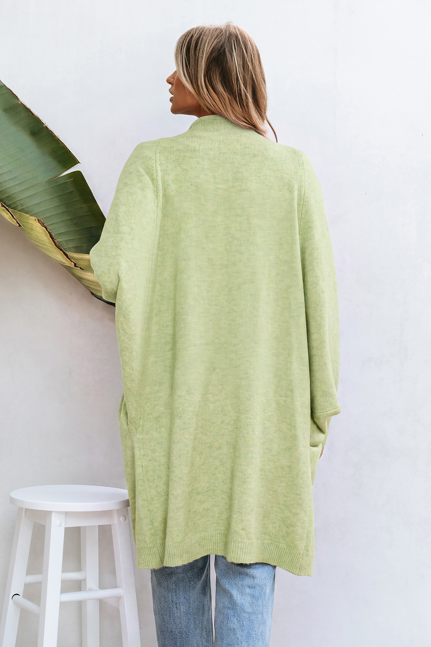 Cardigan verde In No Hurry