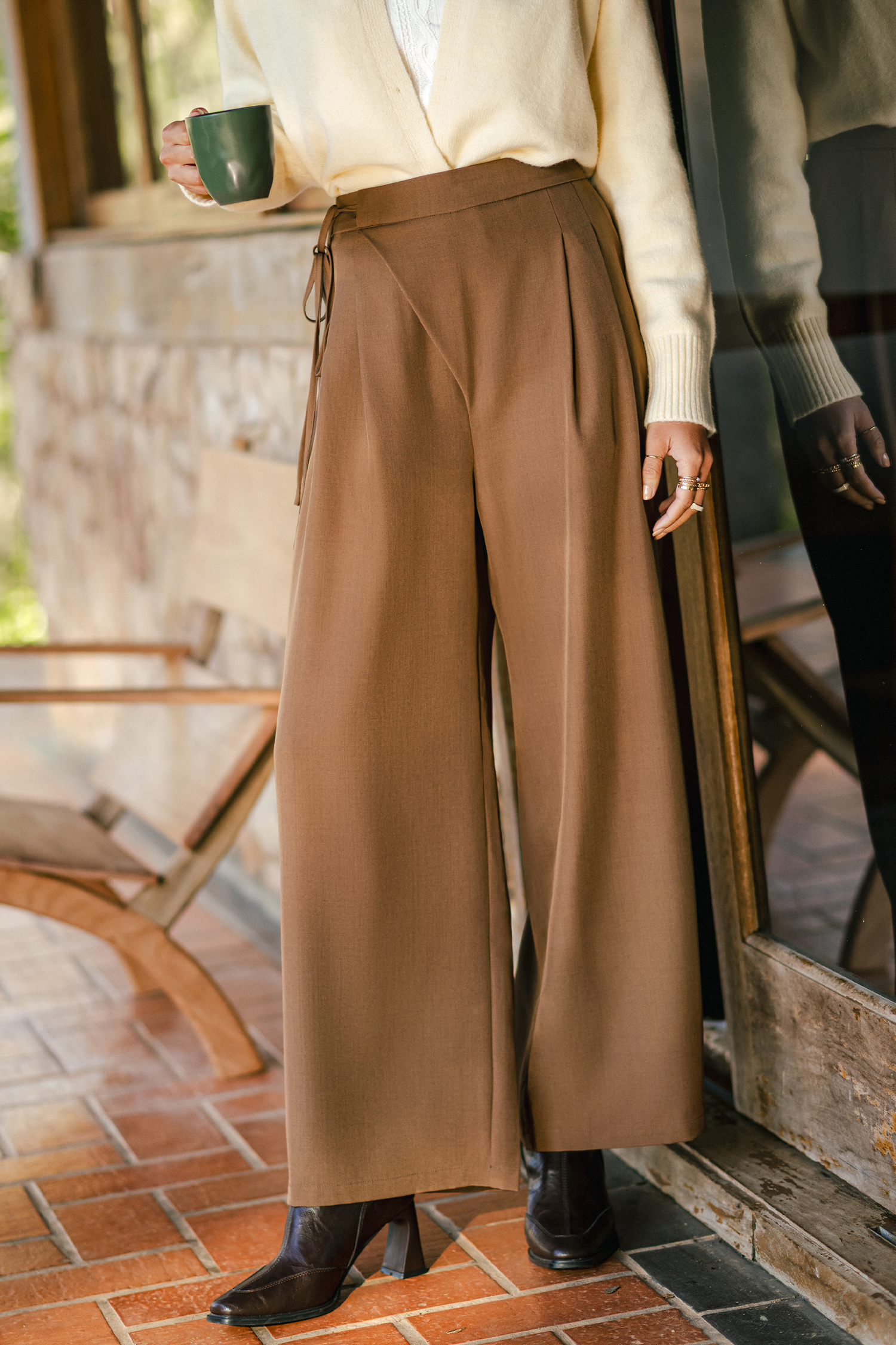 It Girl Energy Brown Pants