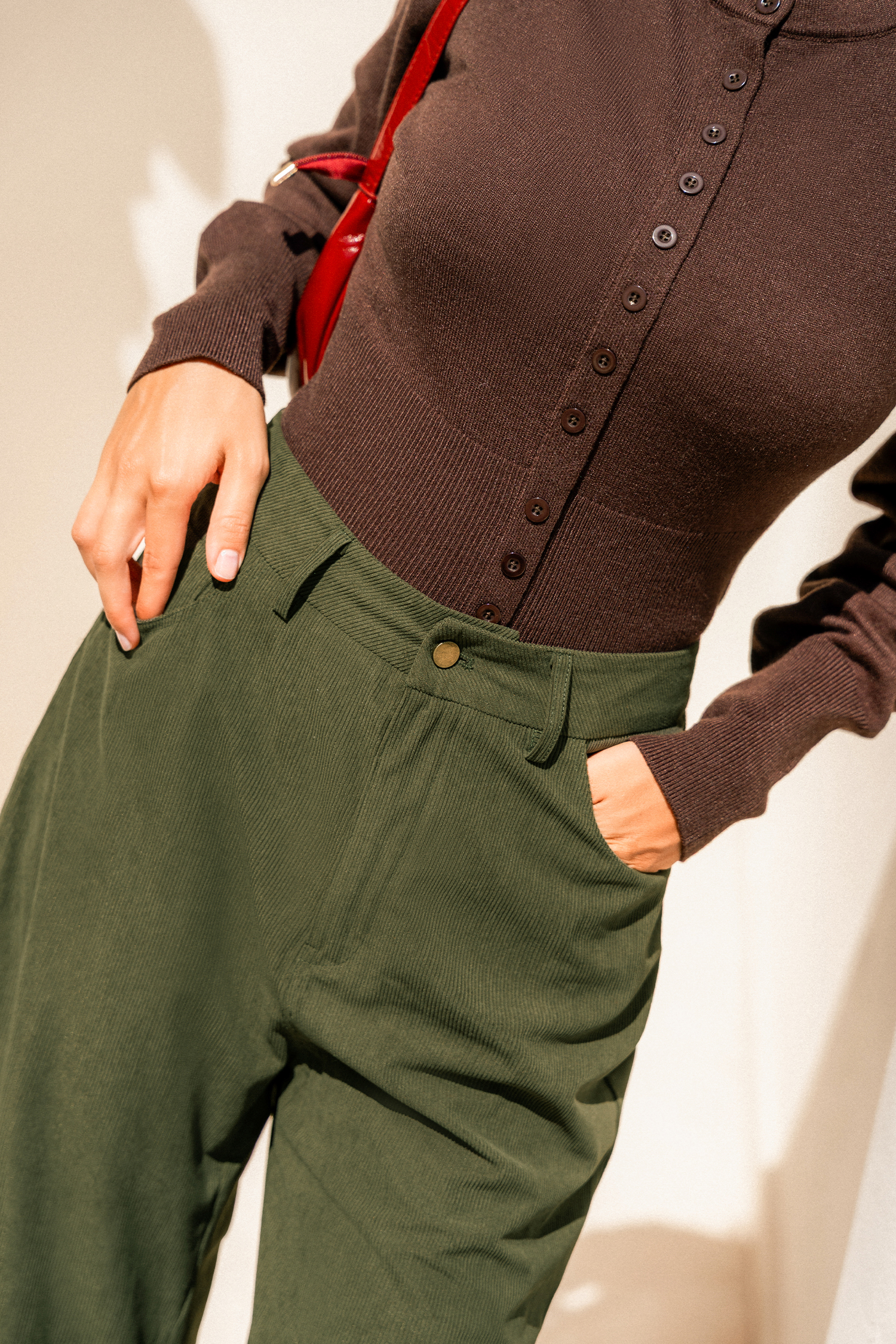 Rooted Green Pants