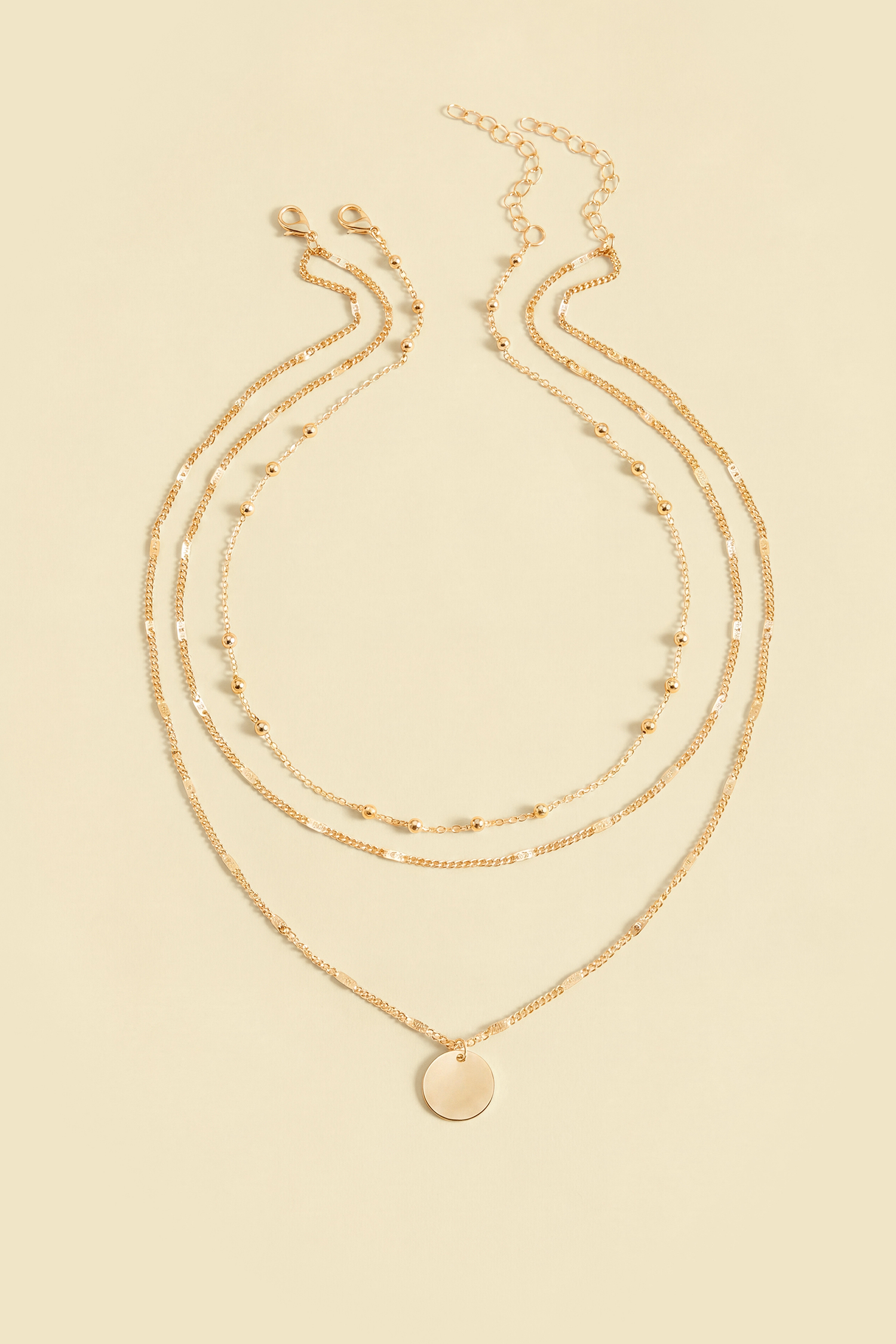 Cosmic Energy Gold-Tone Necklace Set