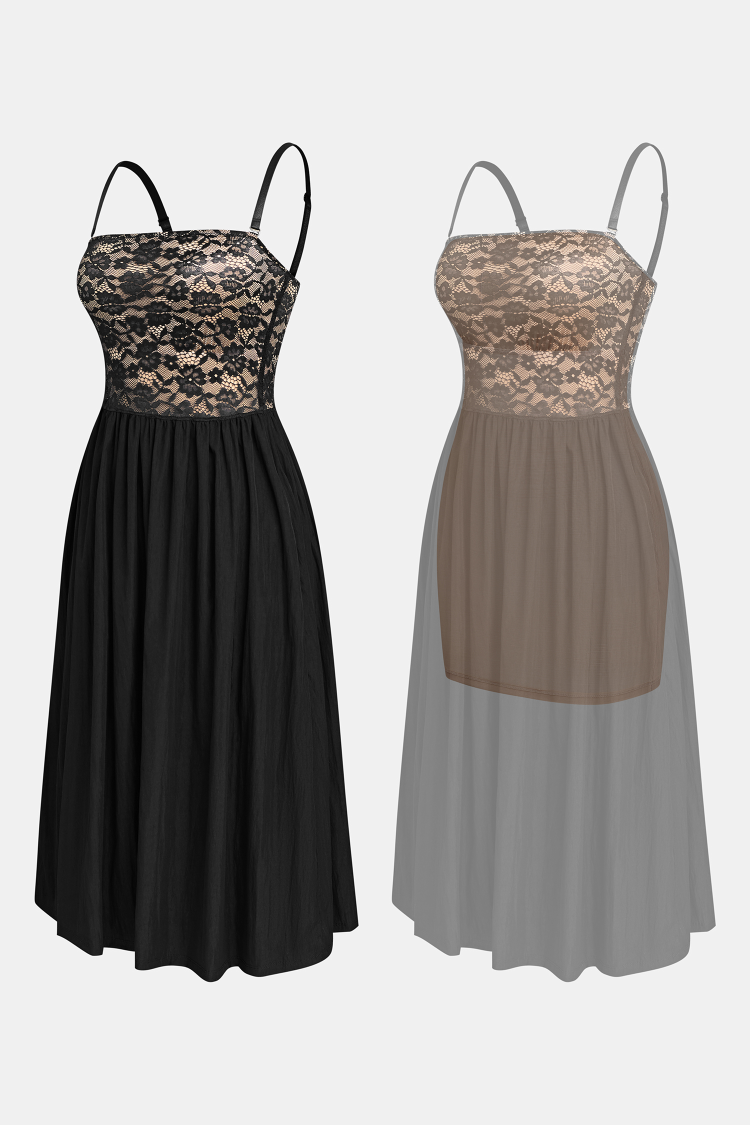 Pure Luck Black Shapewear Midi Dress