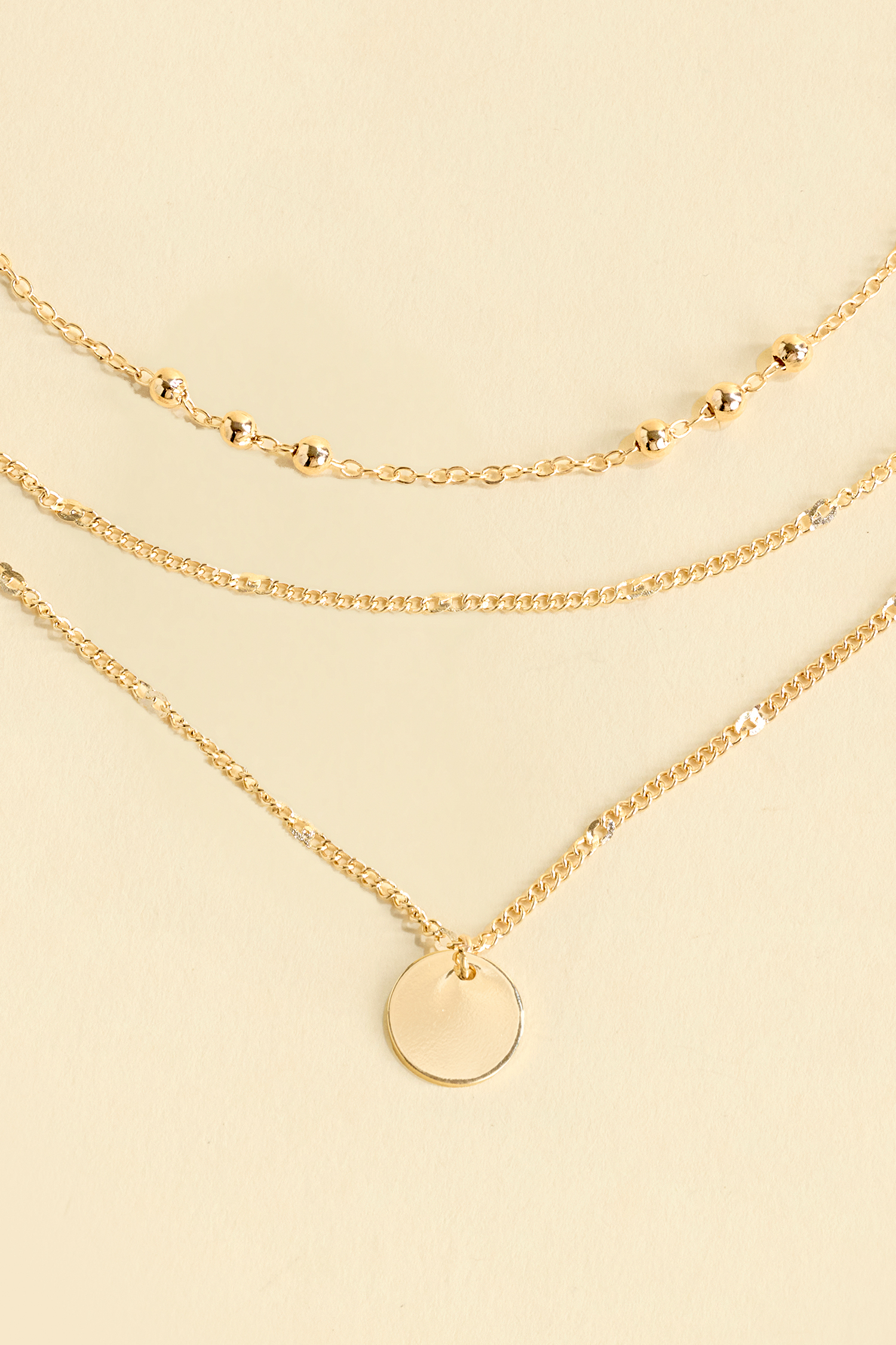 Cosmic Energy Gold-Tone Necklace Set