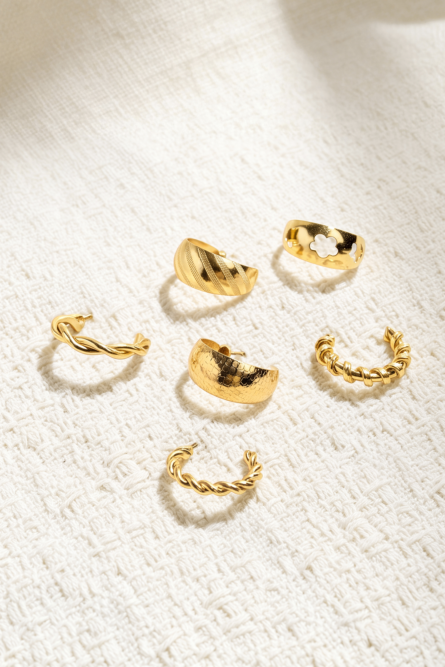 Girl Talk Gold-Tone Earrings Set