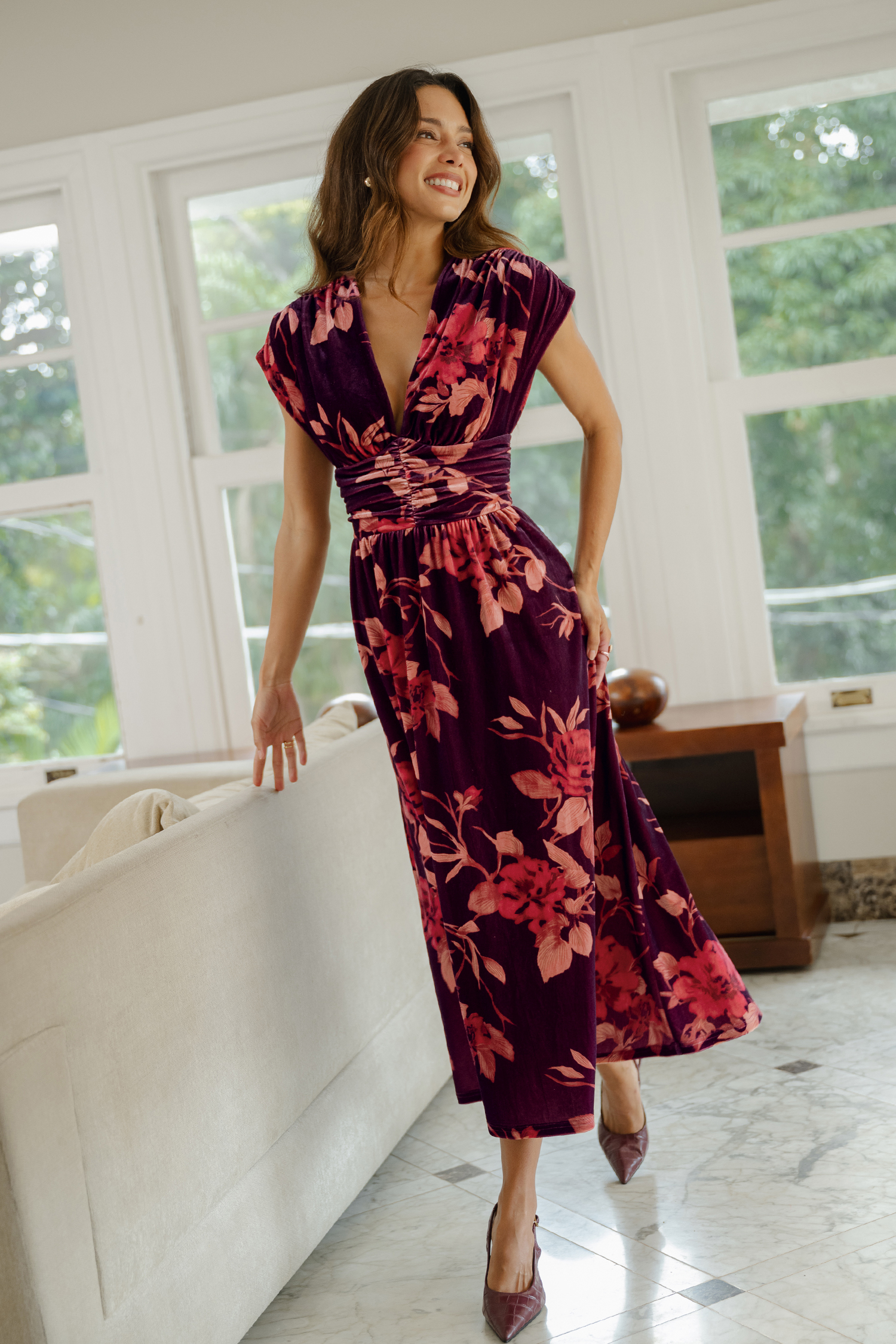 Hidden Garden Floral Maxi Dress