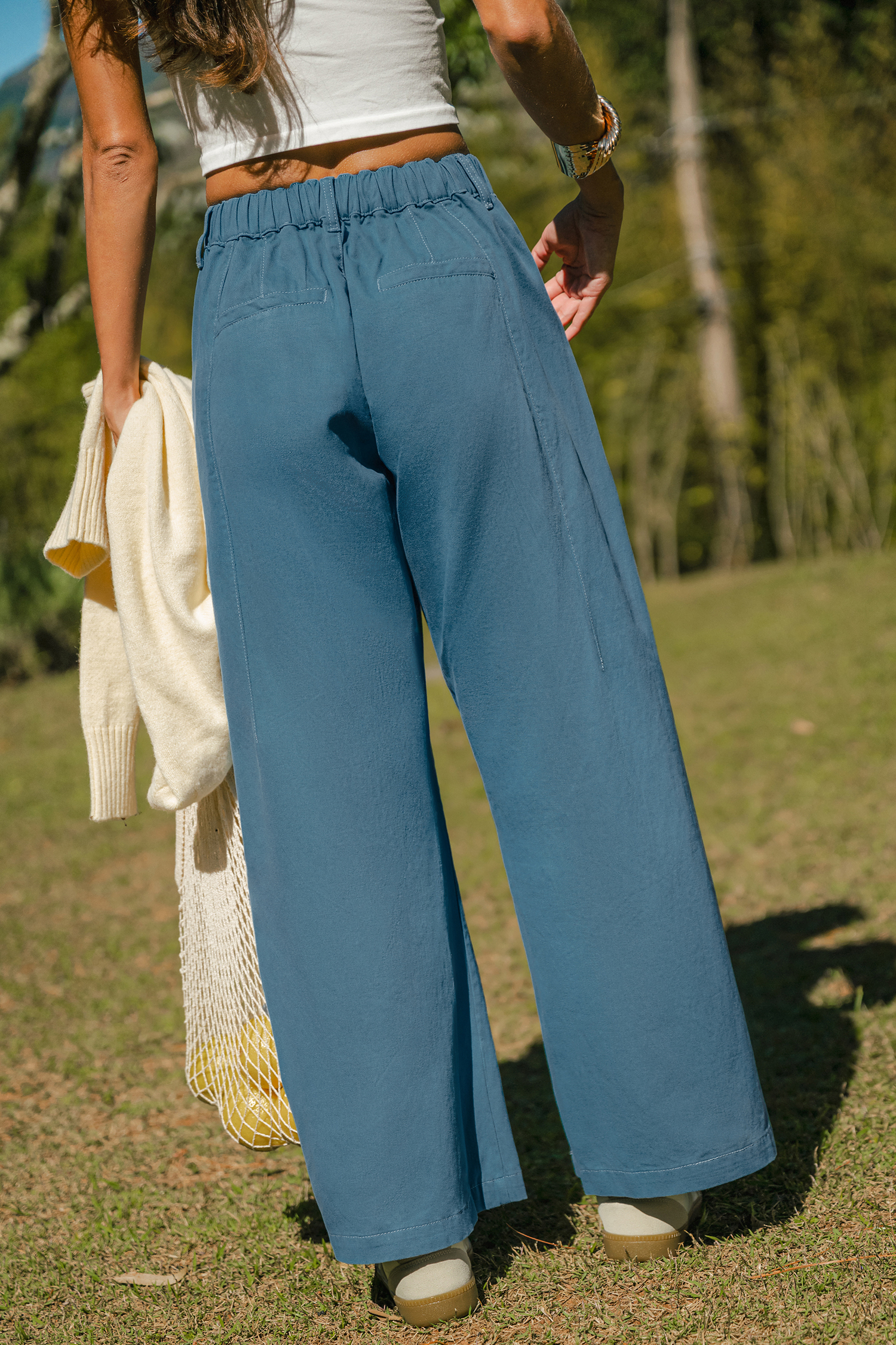 Personal Style Blue Pants