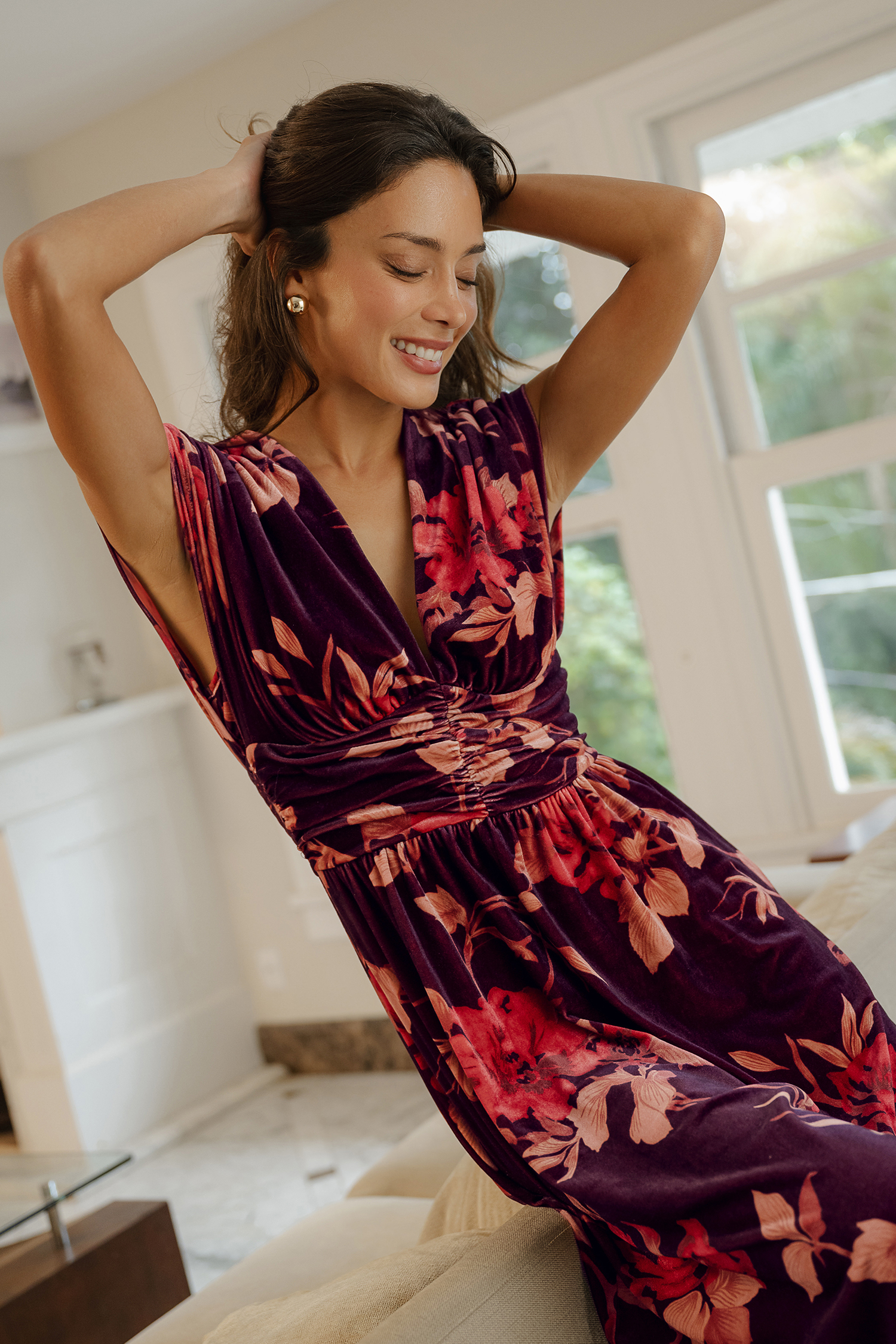 Hidden Garden Floral Maxi Dress