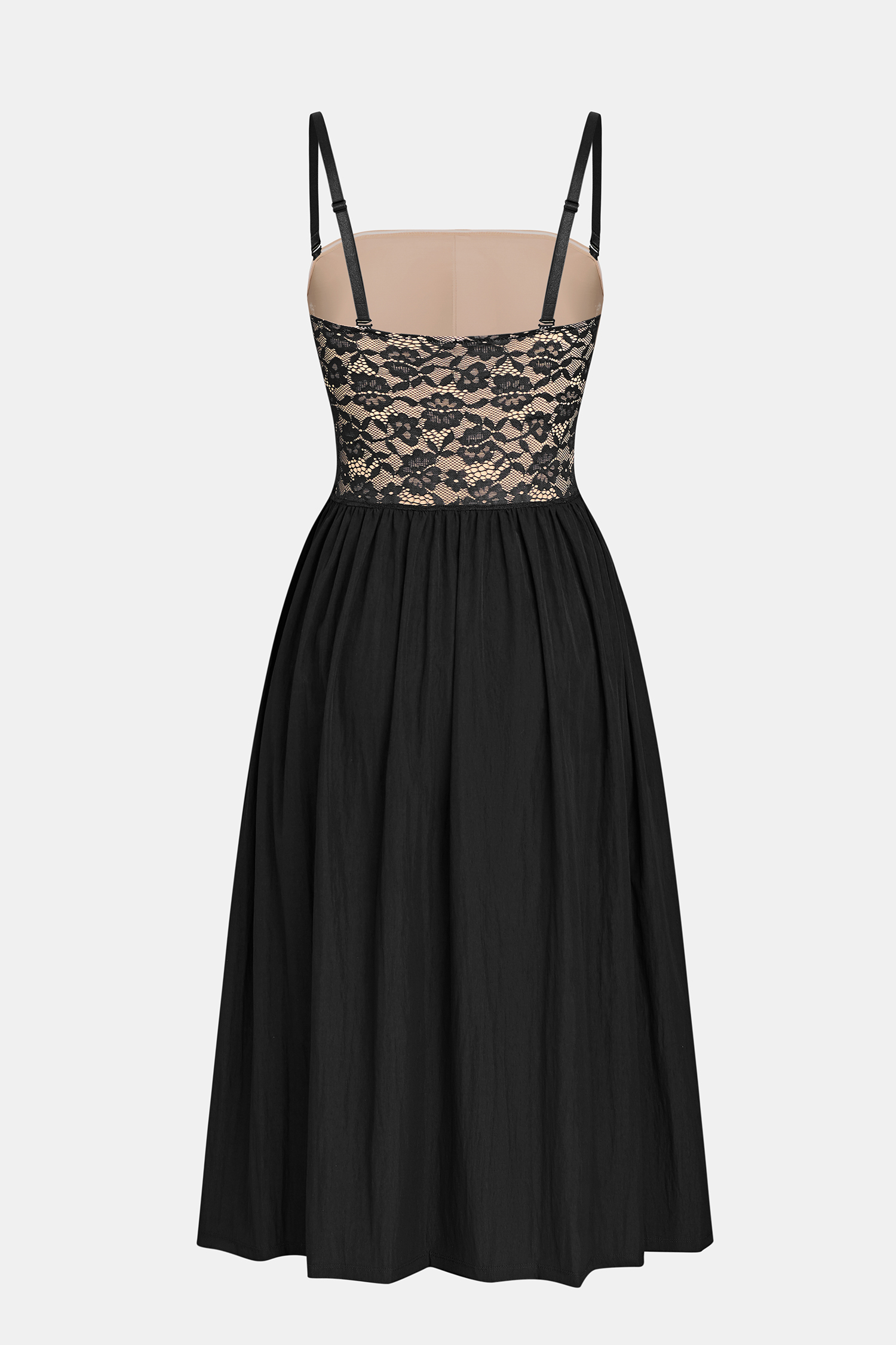 Pure Luck Black Shapewear Midi Dress