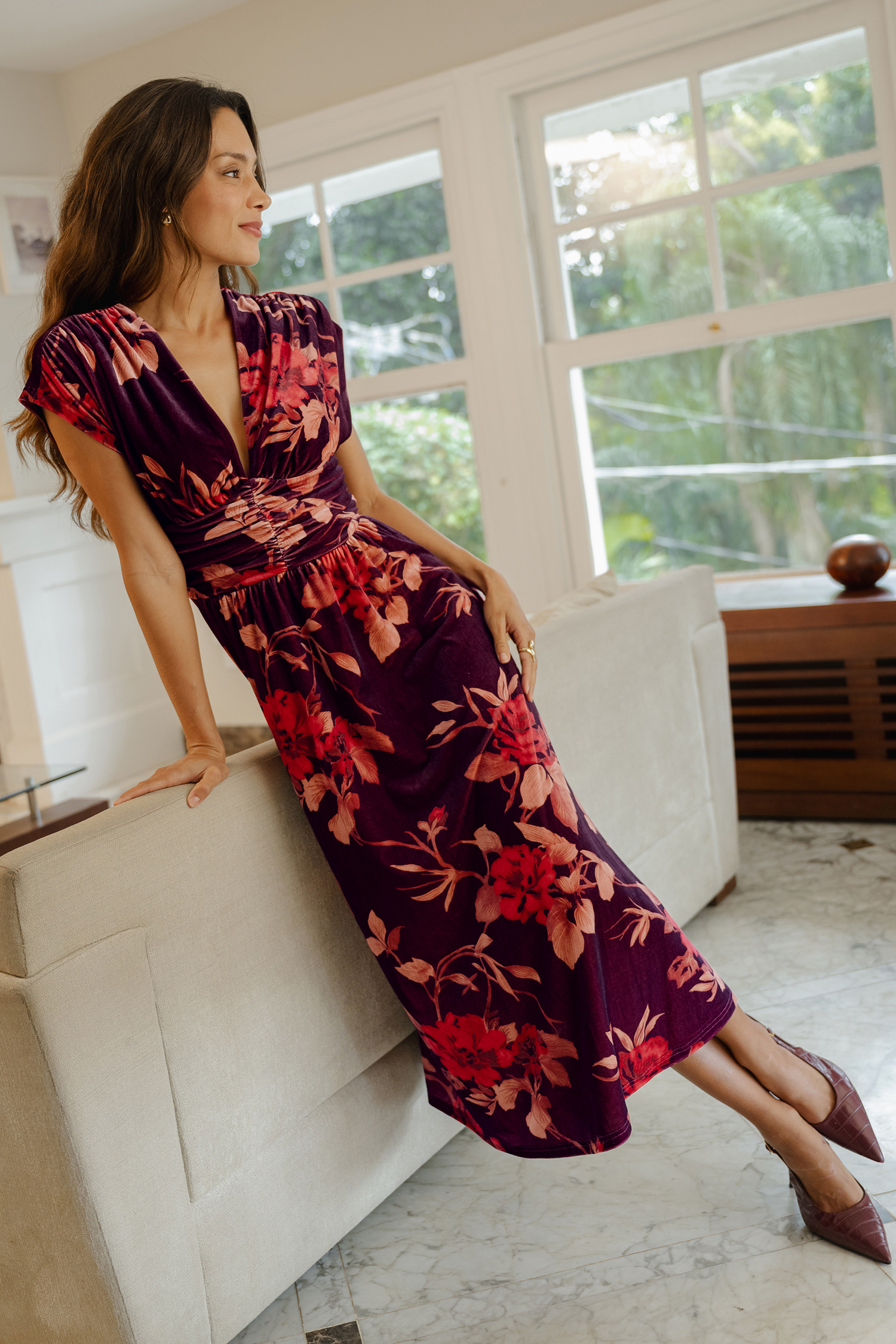 Hidden Garden Floral Maxi Dress