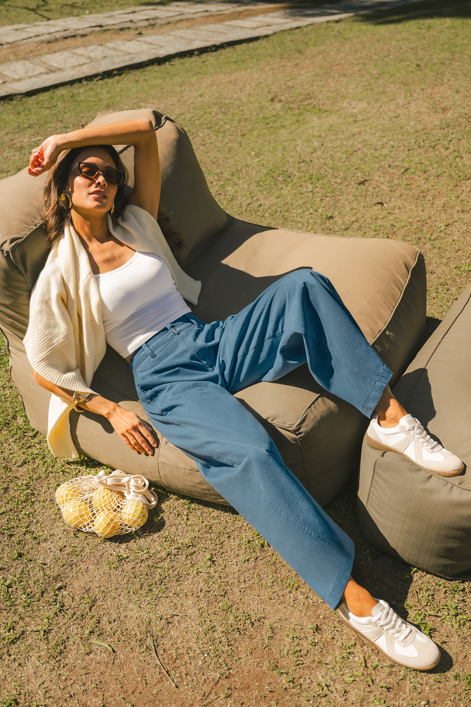 Personal Style Blue Pants