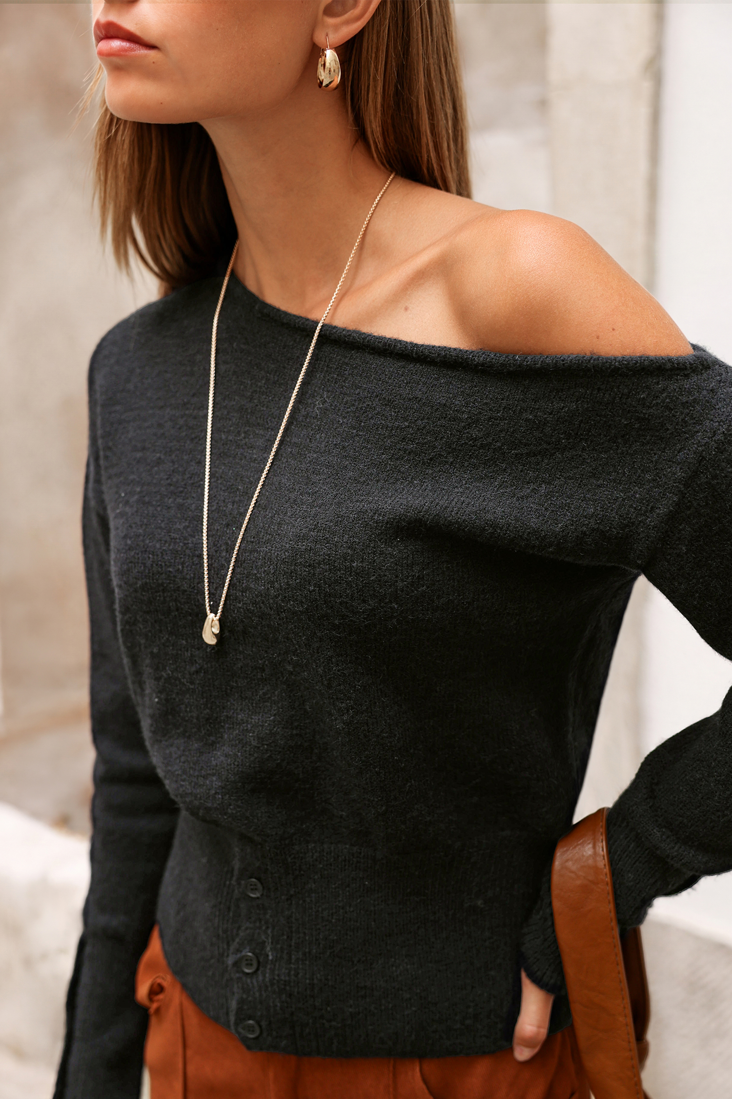Best Self Black Jumper