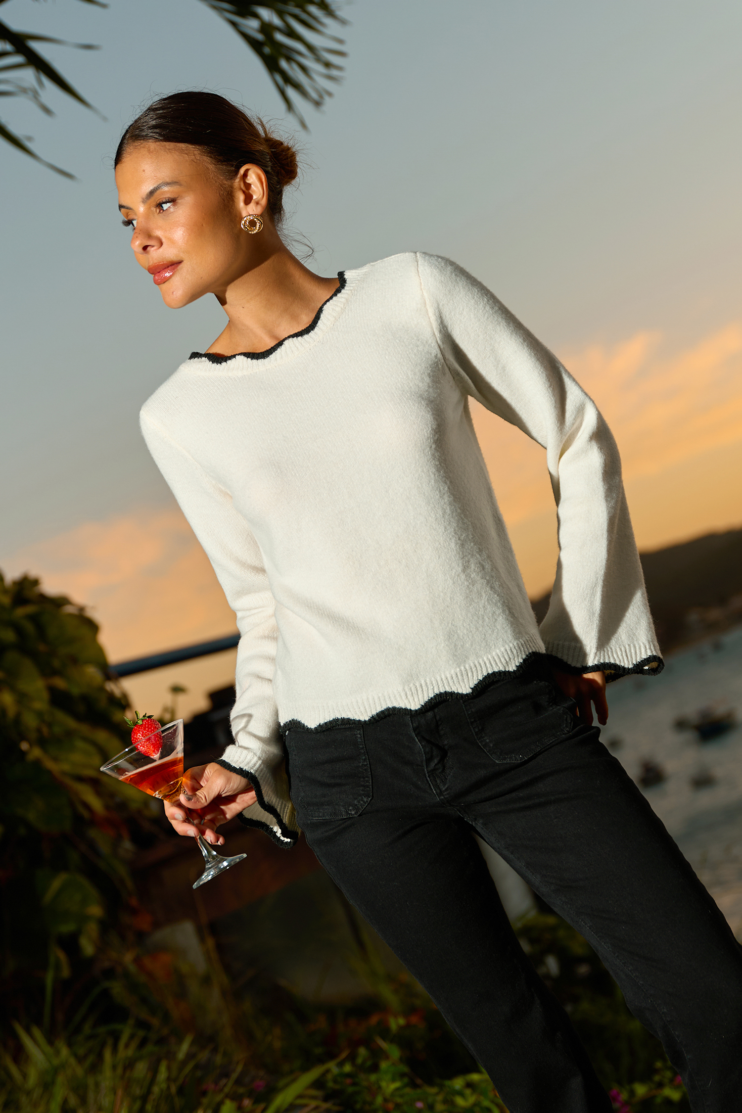 Maglione bianco molto grazioso