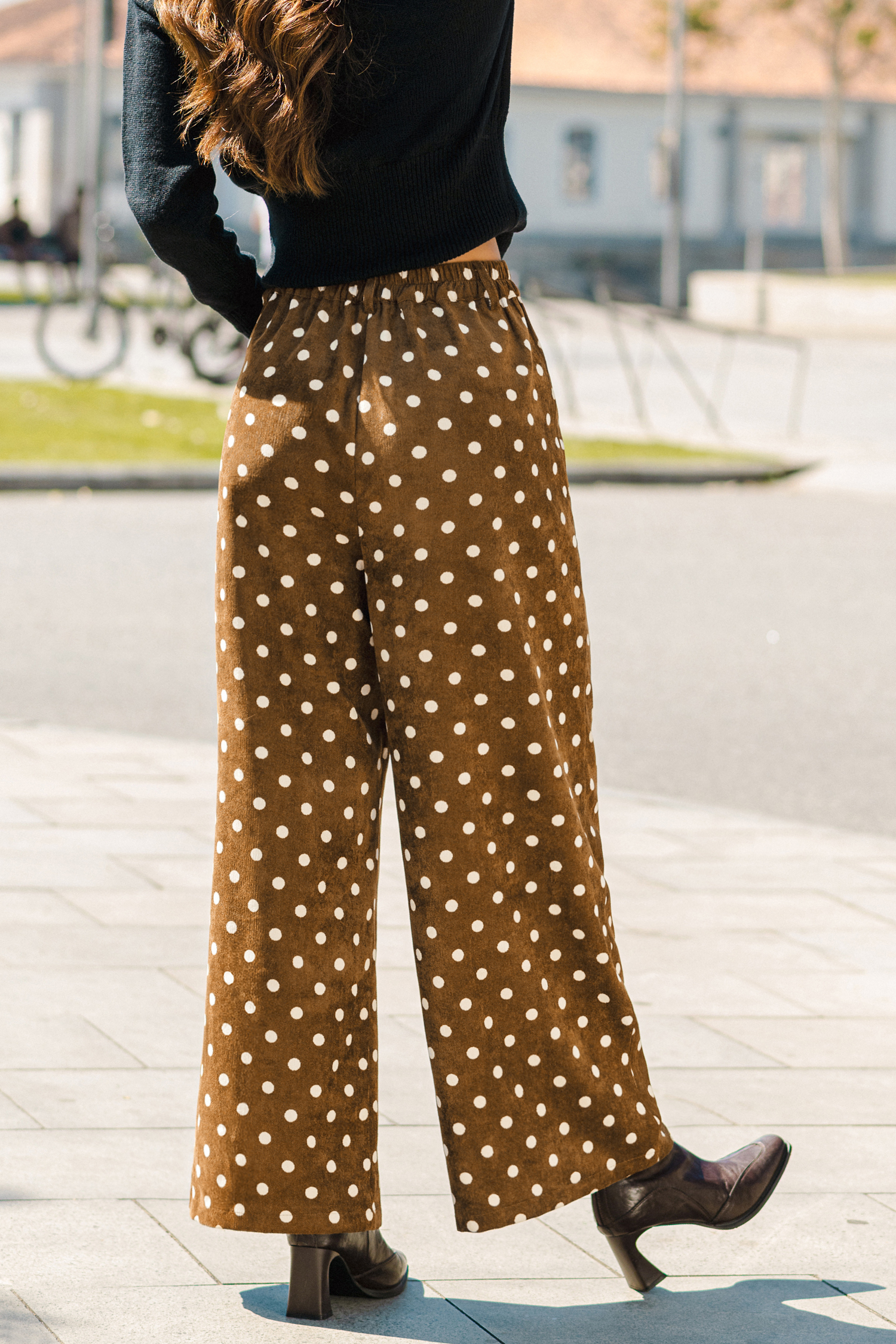 Burnt Sugar Polka Dot Pants