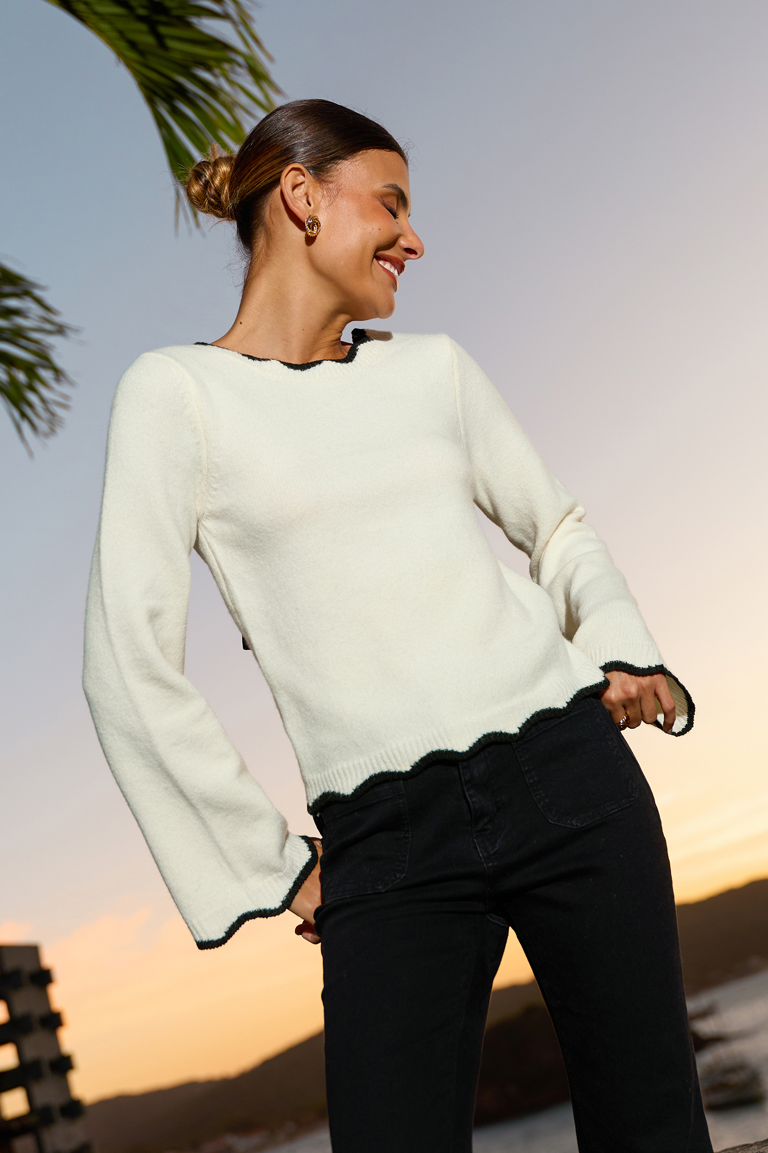Maglione bianco molto grazioso