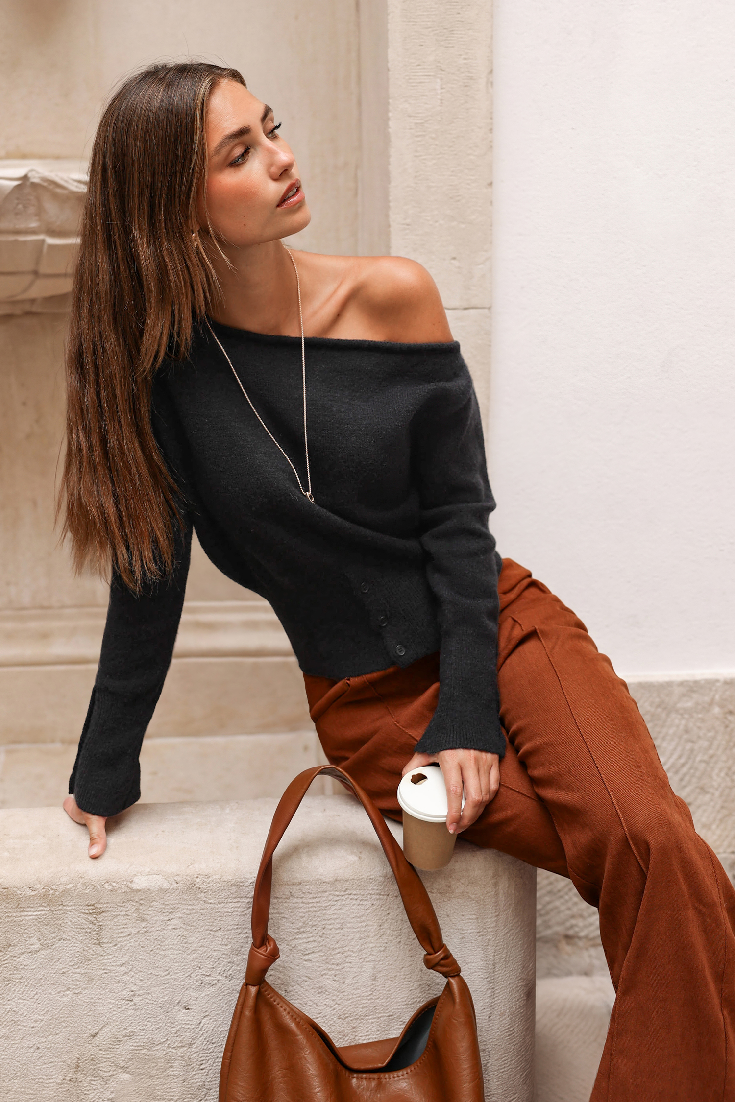 Best Self Black Jumper