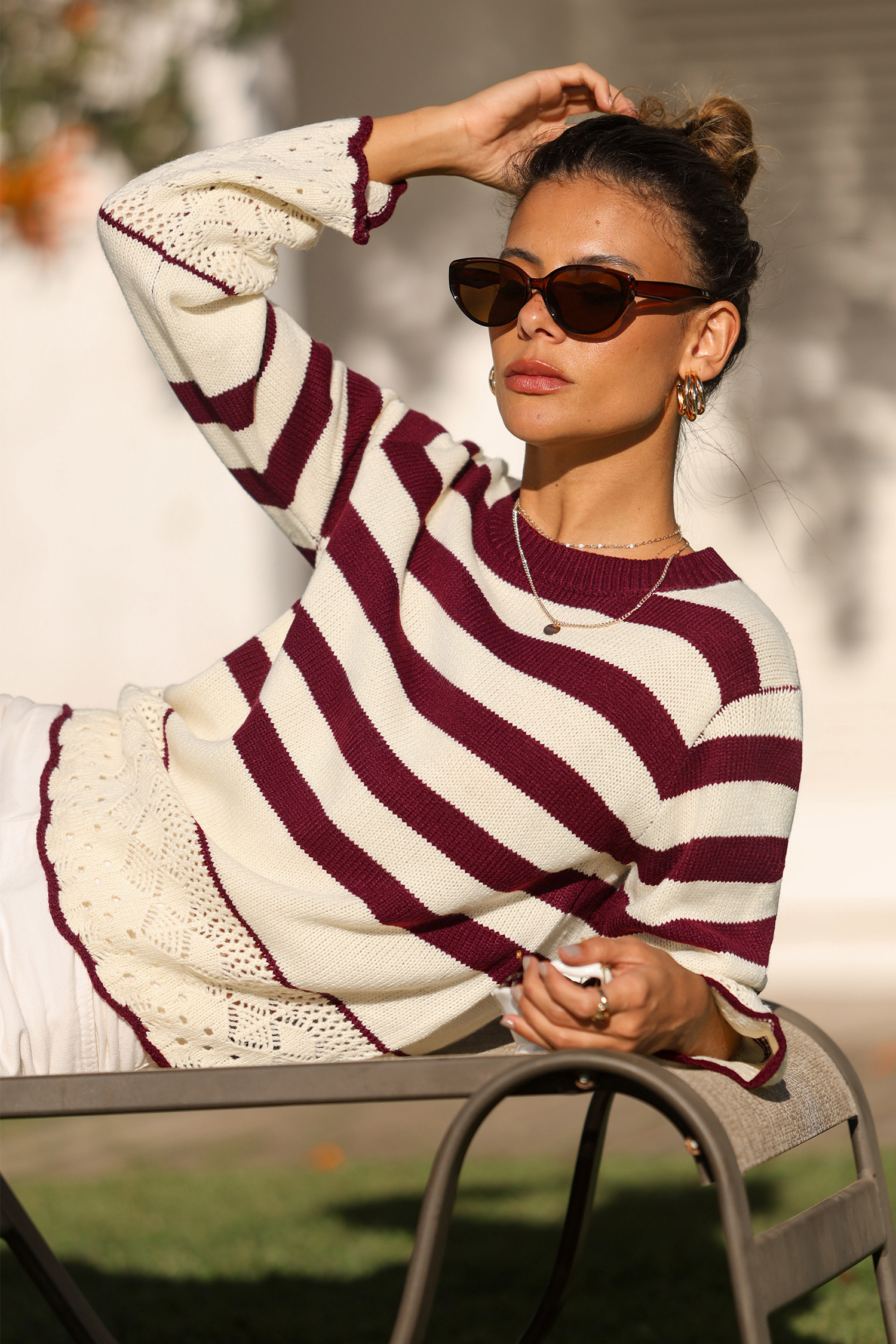 Maglione a righe Point of View