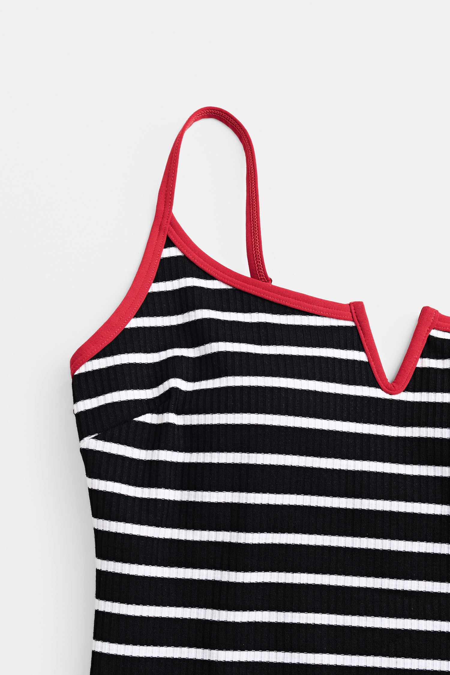 New Angle Striped Shapewear Bodysuit