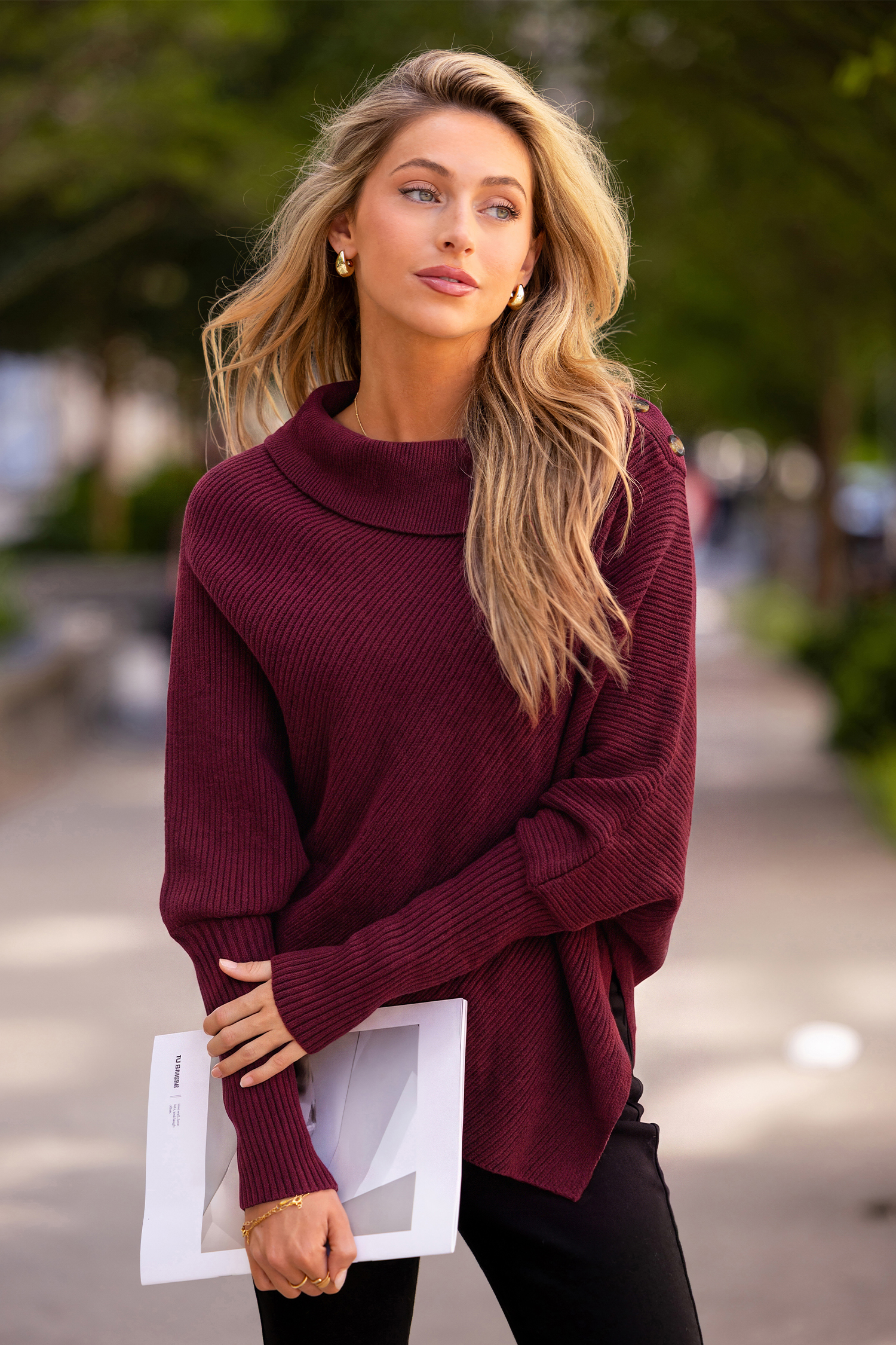In Transition Red Sweater