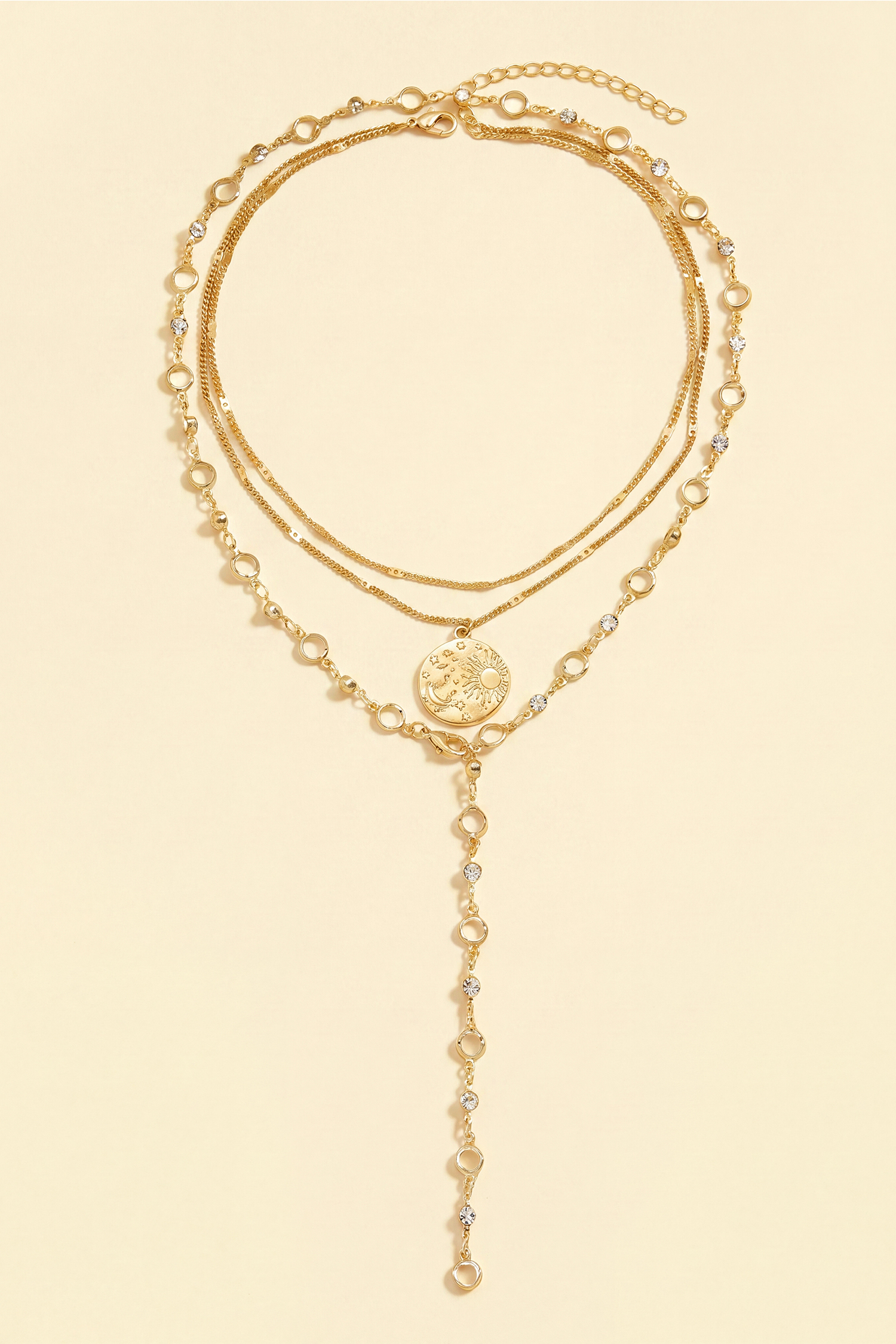 Captivating Gold-Tone Necklace Set