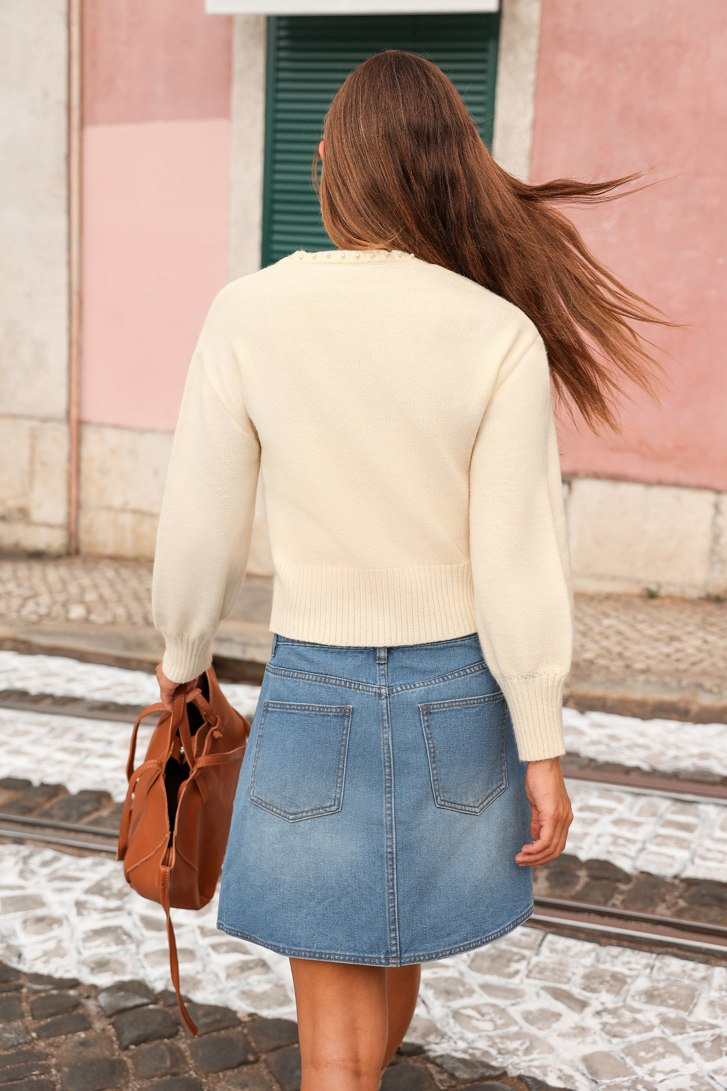 Maglione color crema 