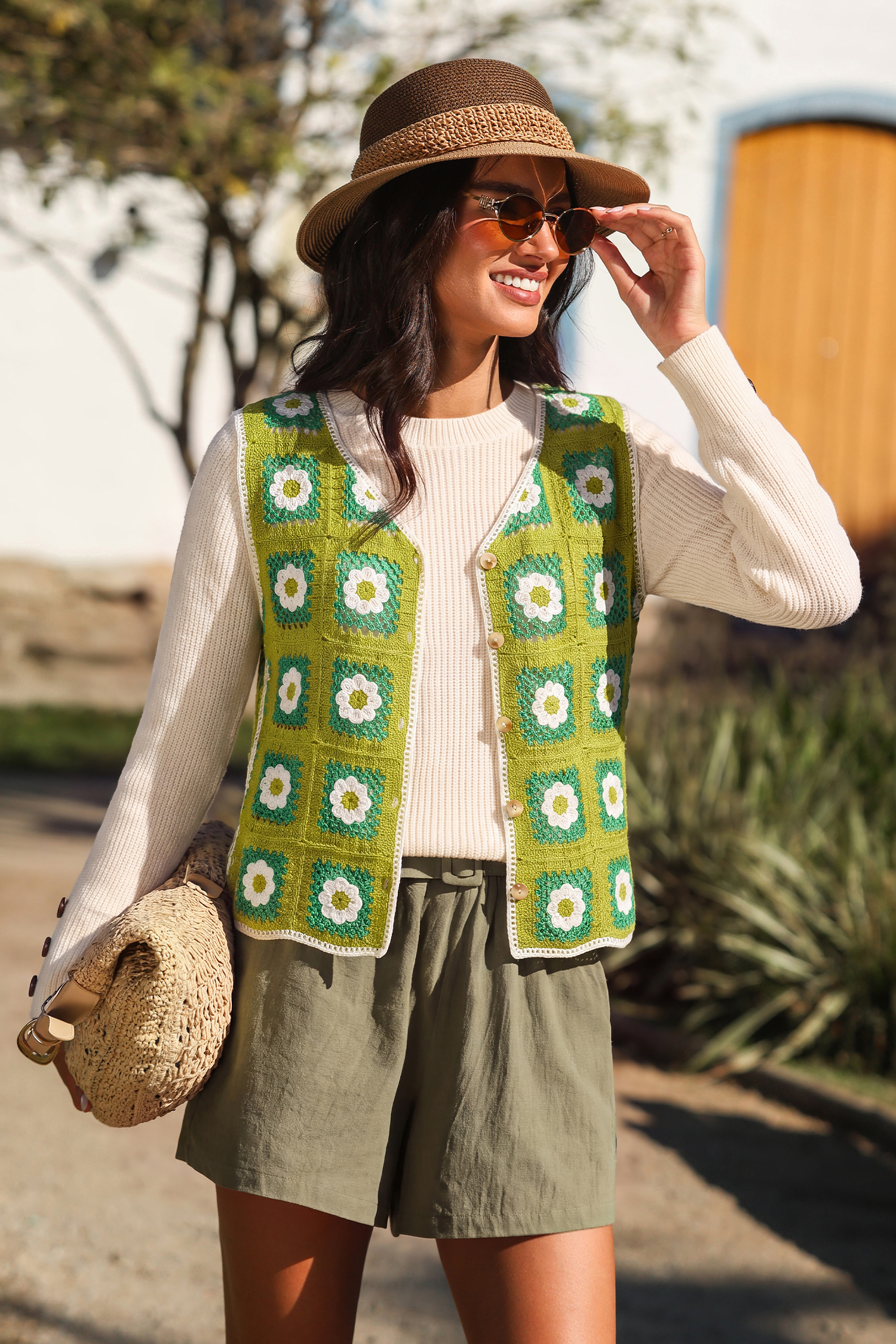 Common Thread Floral Vest