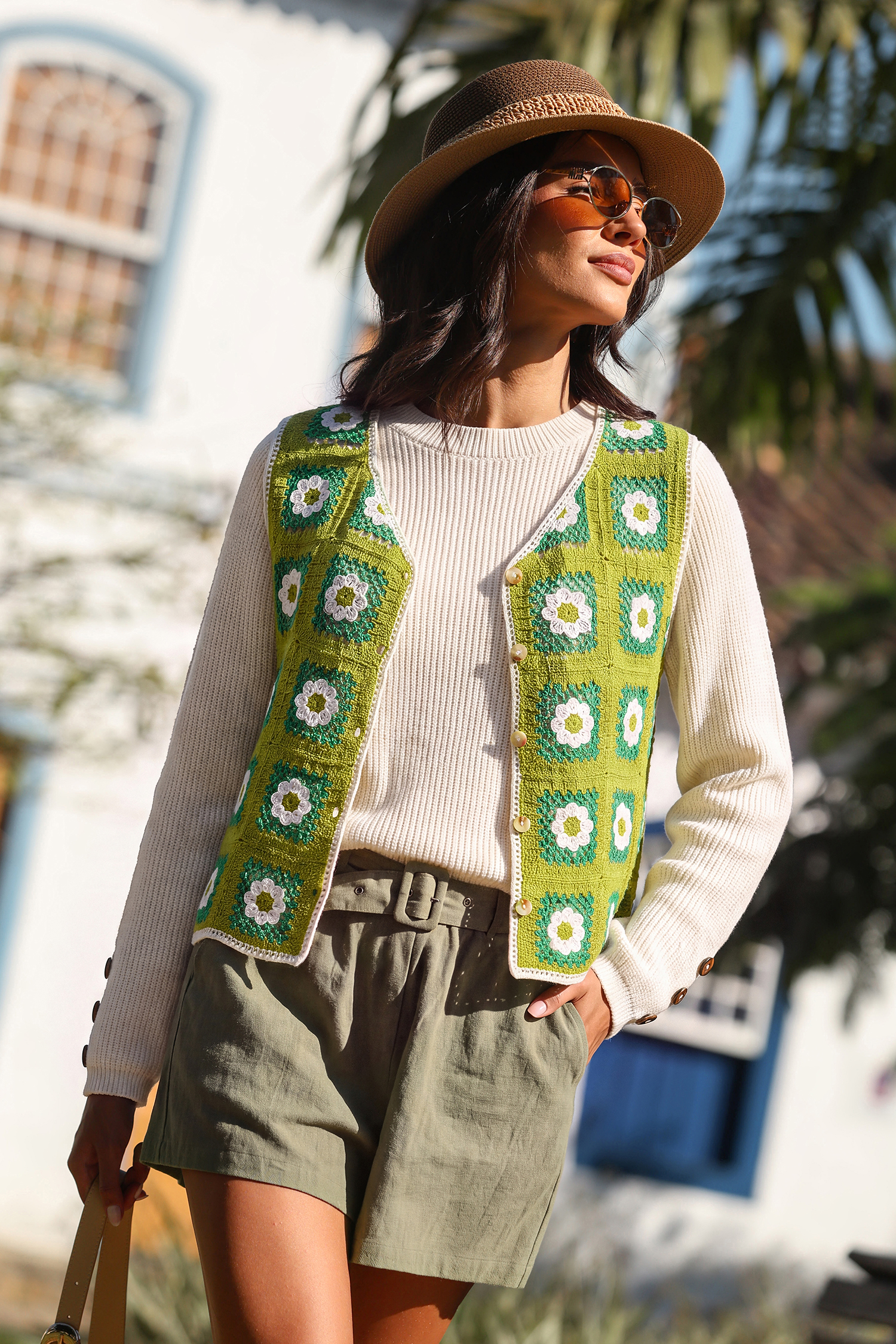 Common Thread Floral Vest