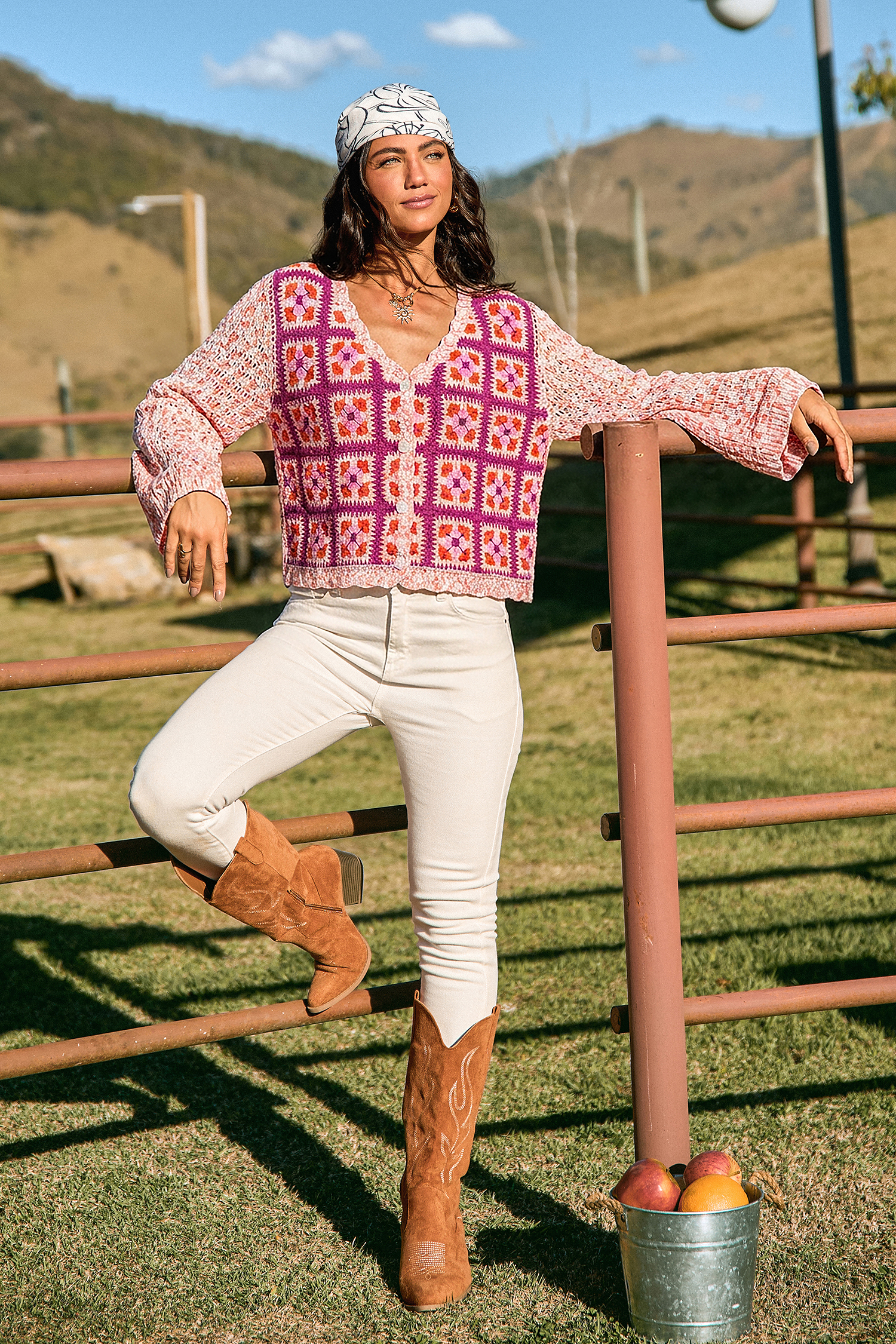Piece By Piece Floral Cardigan