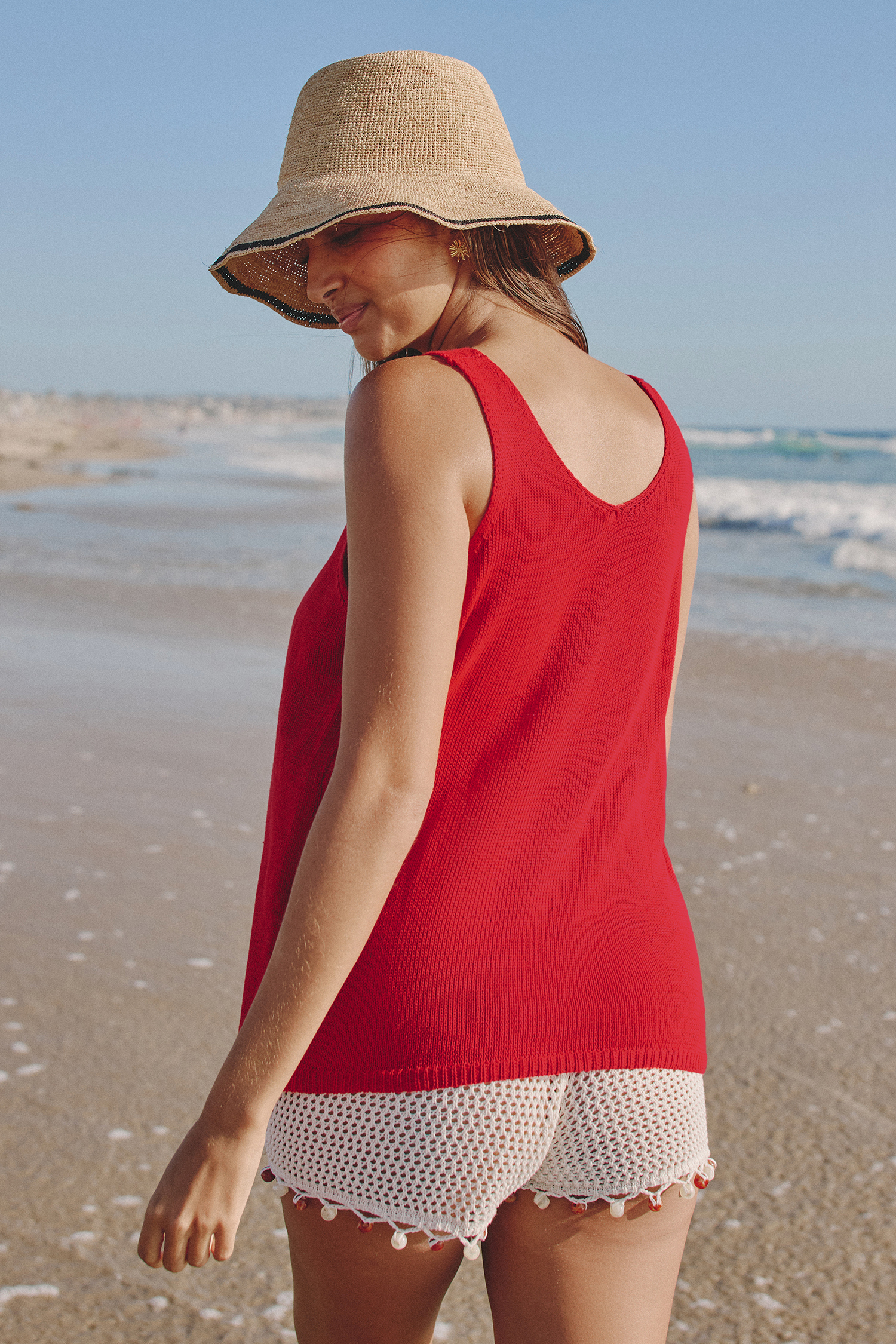 Postcard Memory Red Top