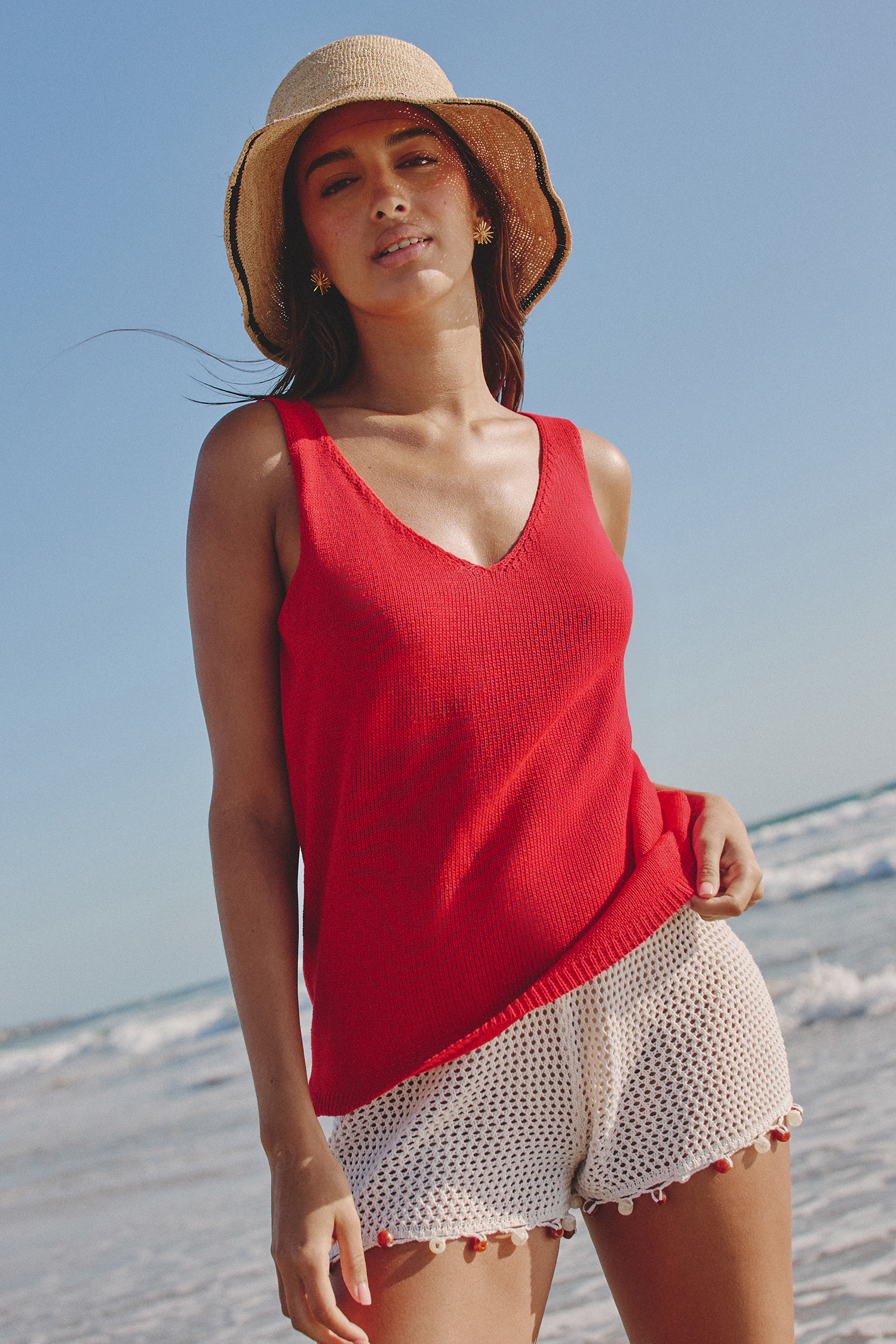 Postcard Memory Red Top