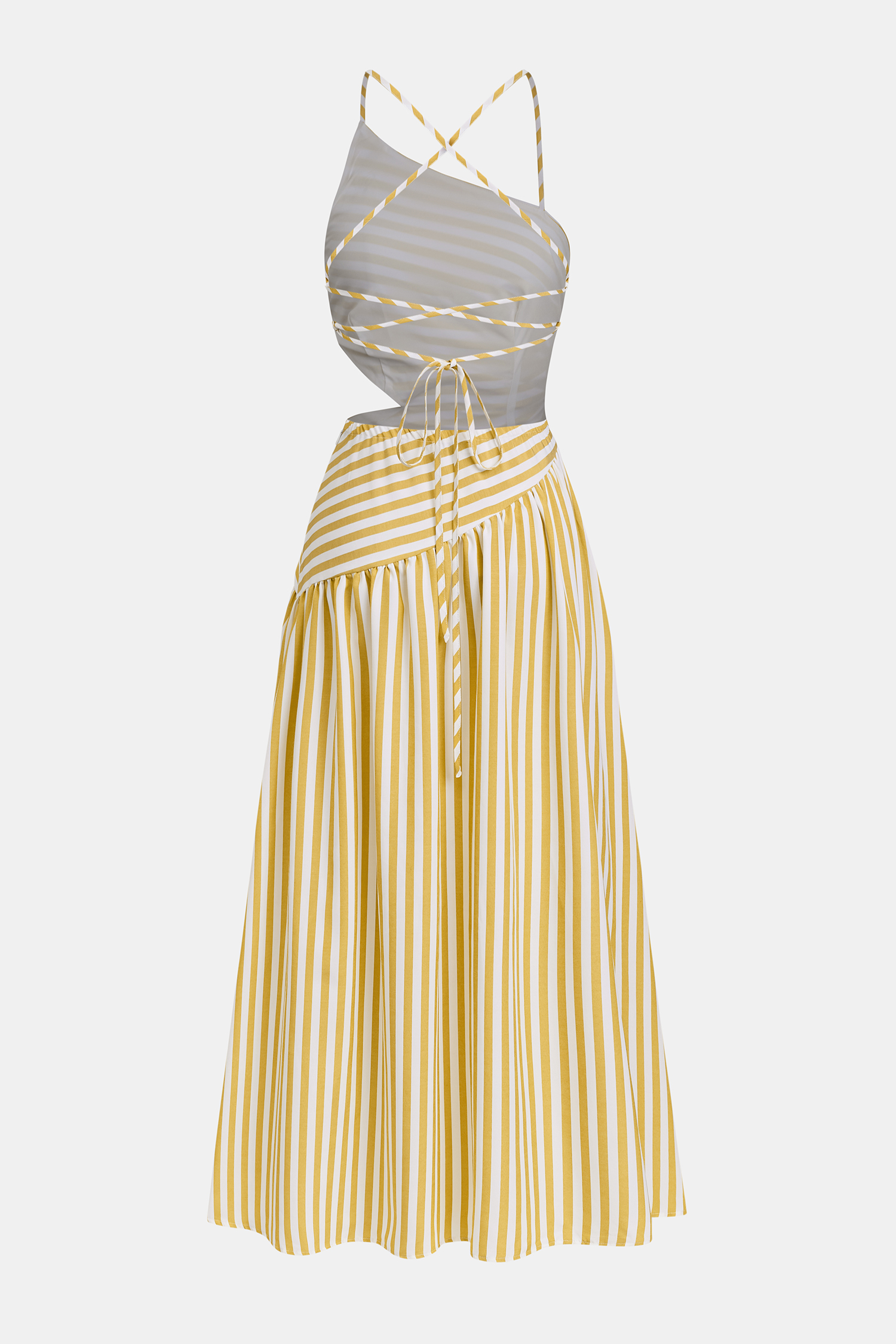 Sukienka maxi w paski Good as Gold